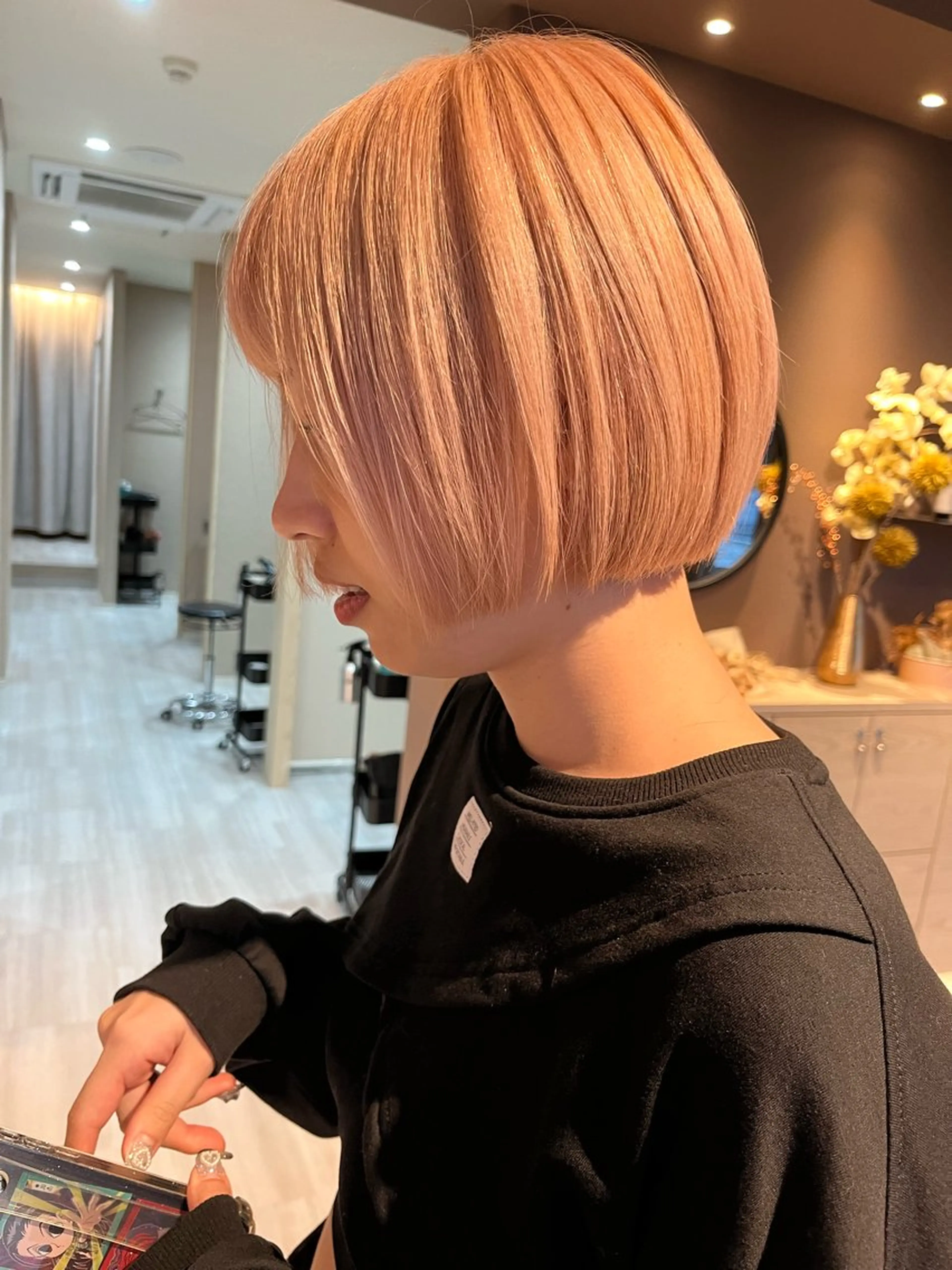 ショート カラー Lien.テラダ 各務原スタイリストのヘアスタイル