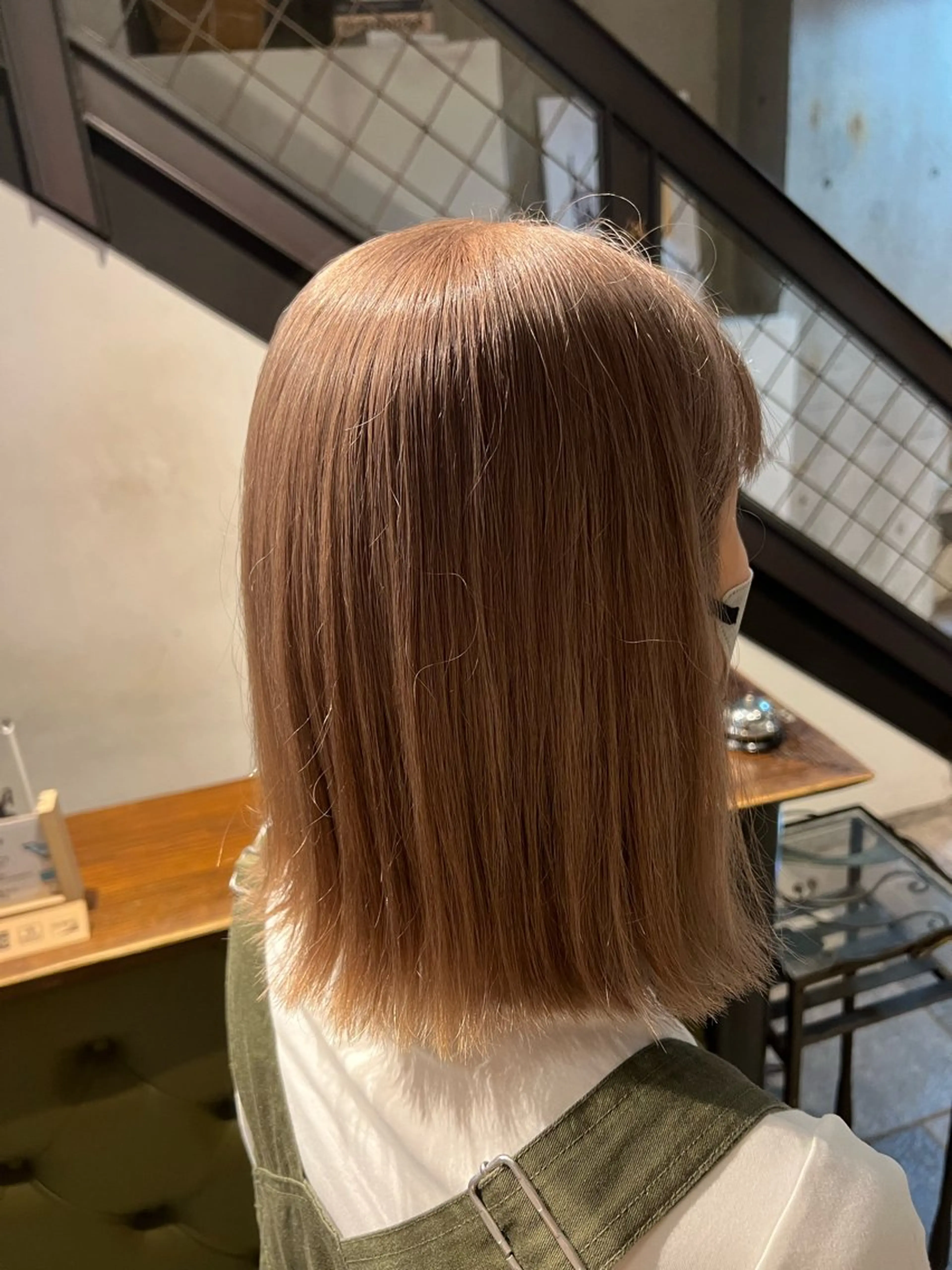 カラー ベージュカラー ミルクティーベージュ momo /鍛冶屋町のヘアスタイル
