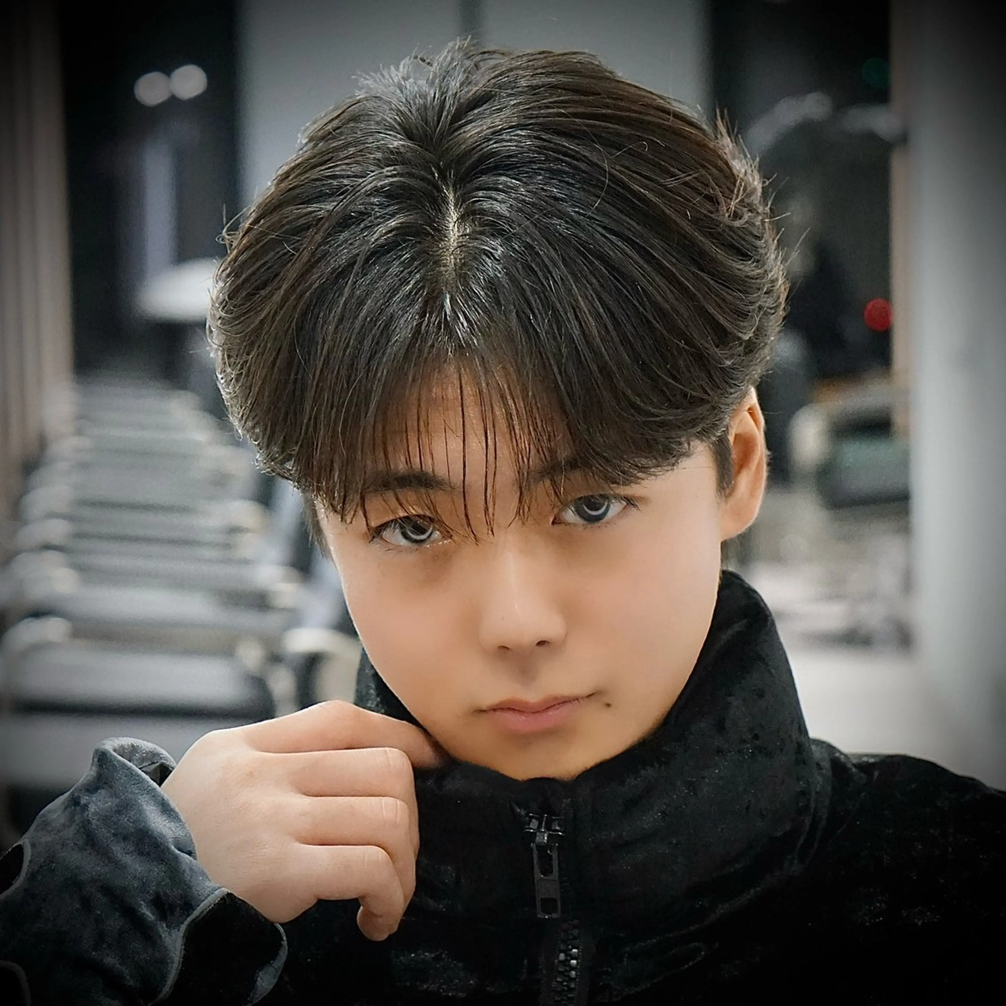 ショート メンズ メンズ韓国風 マッシュ シースルーマッシュ 韓国風ヘア カット トリートメント 🔥YUSUKE🔥 メンズ特化👑のヘアスタイル