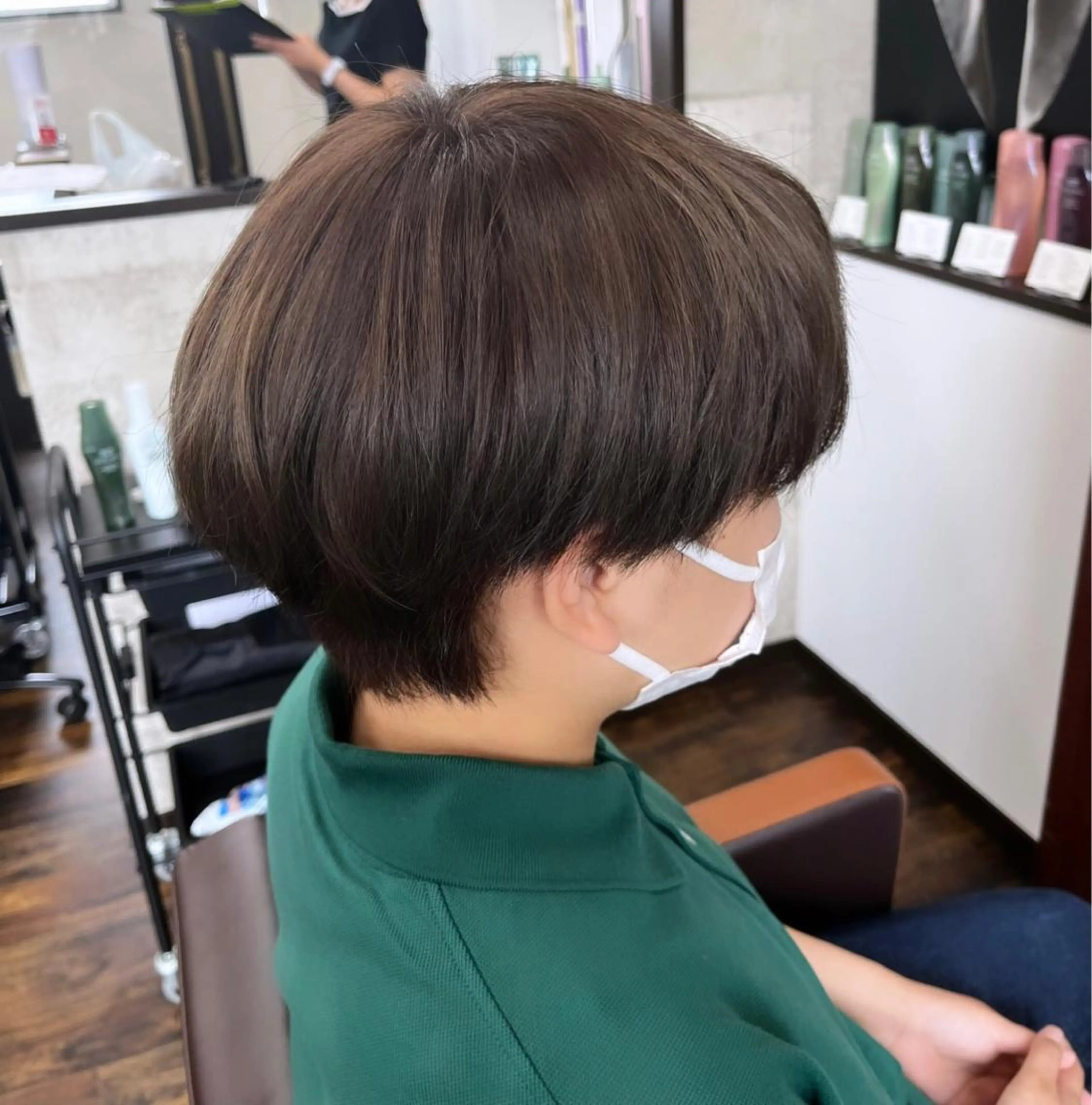 カラー ベージュカラー ブラウンカラー ブラウンベージュ アトリエファゴ Noaのヘアスタイル