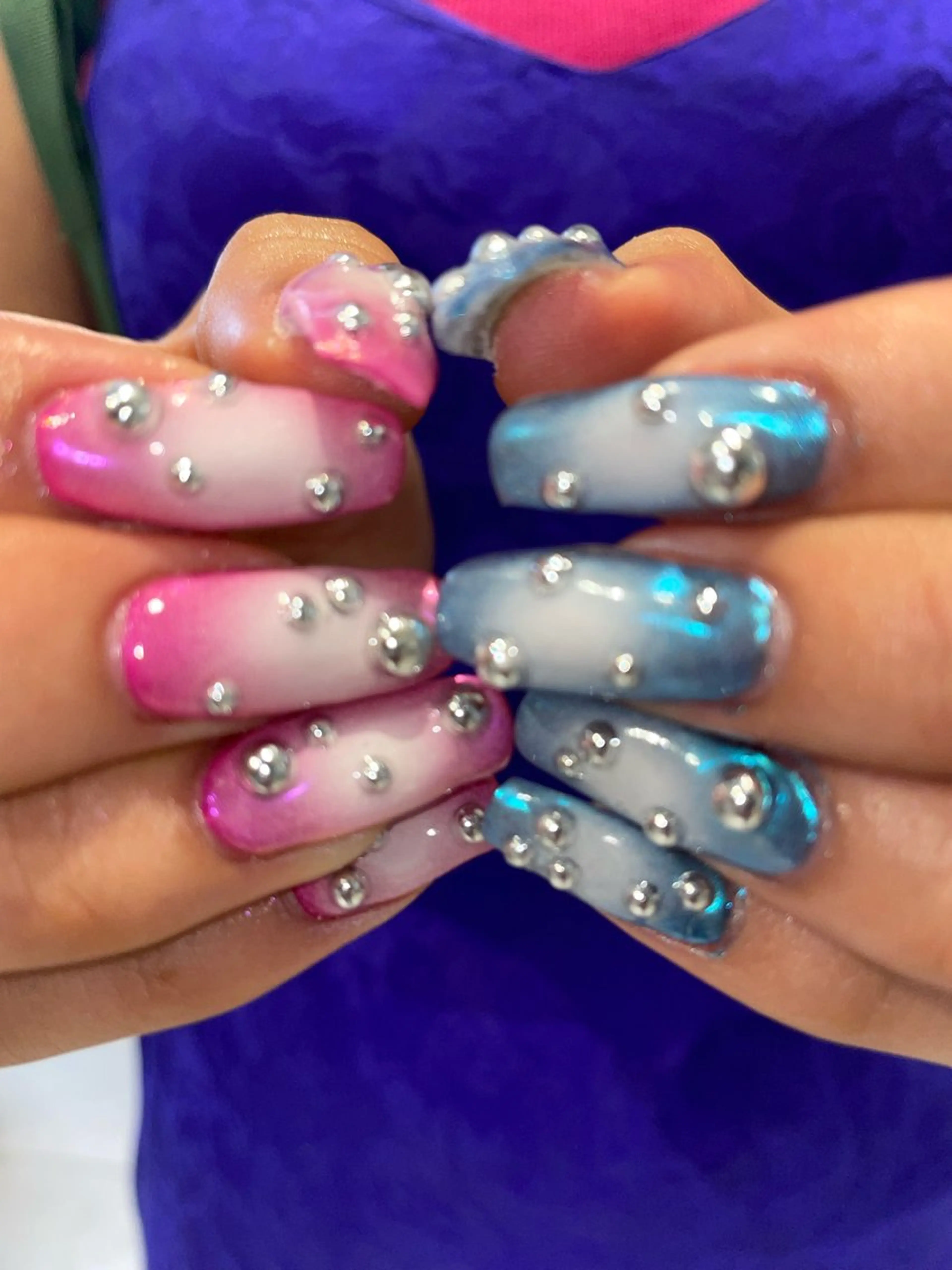 ネイル キラキラネイル ハンドネイル hair&nail ☯️アイリ☯️のネイルデザイン