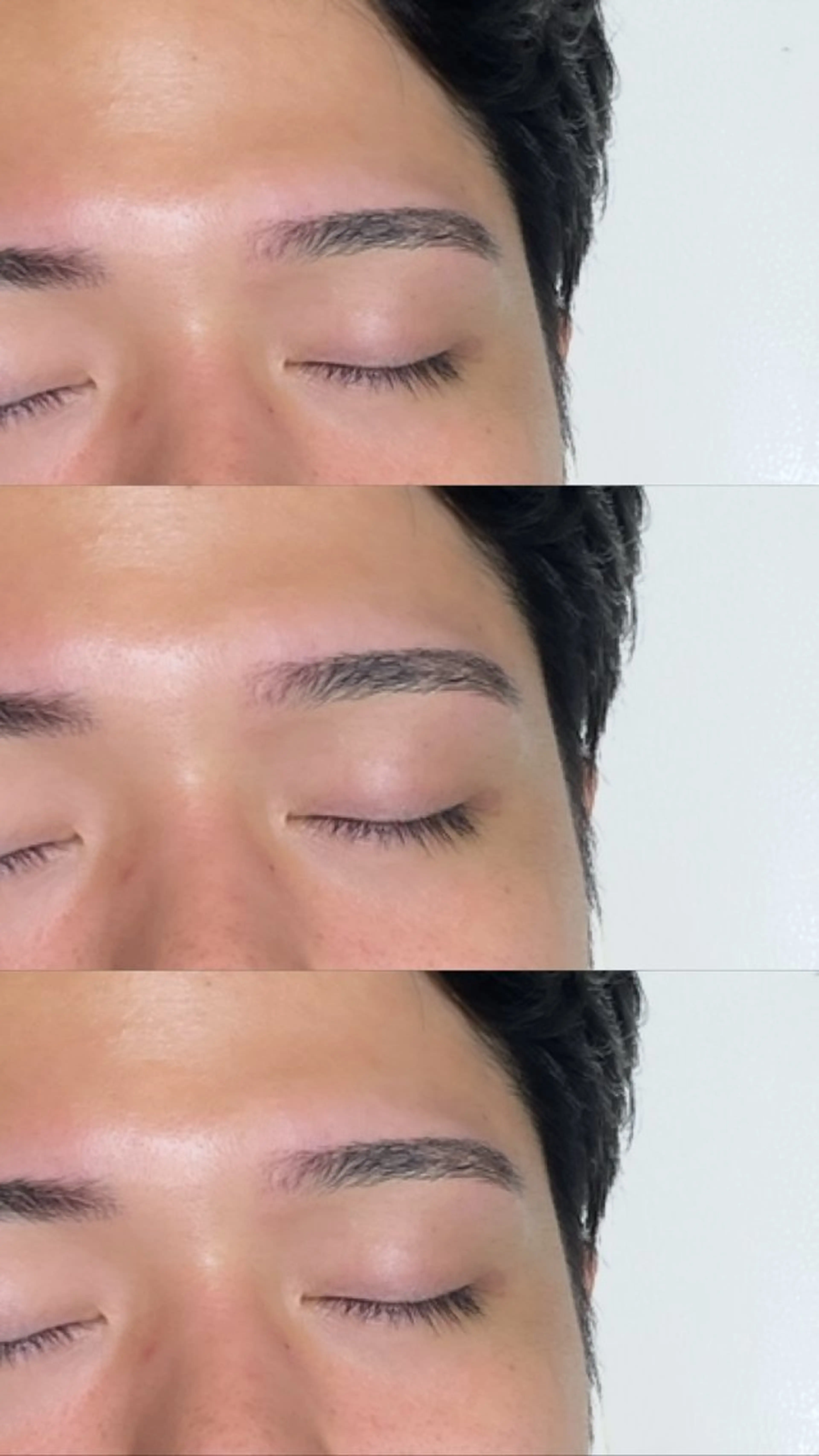 メンズ アイブロウ ワックス脱毛 眉カット 🖤sumire🖤 メンズアイブロウのヘアスタイル