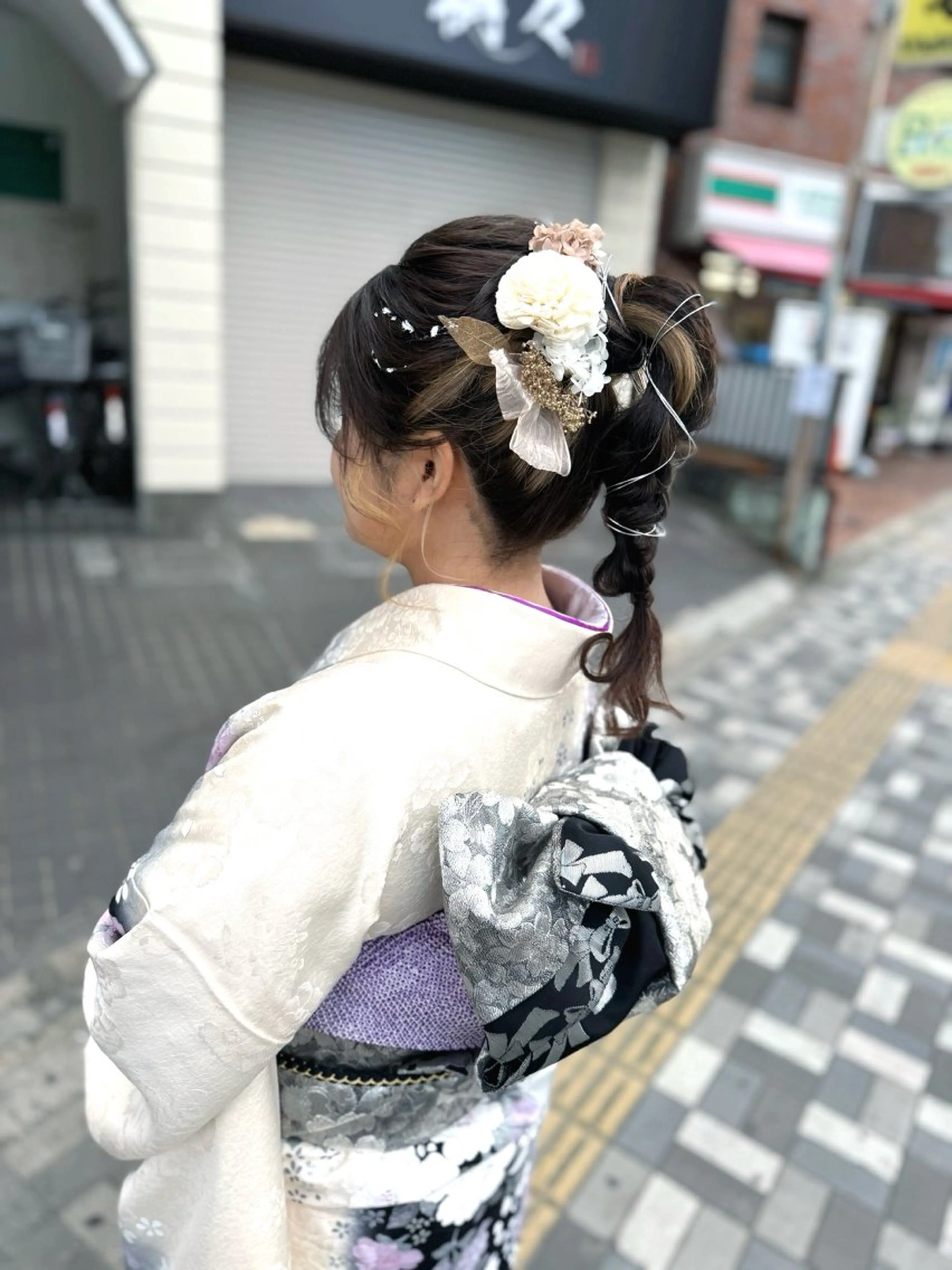 セミロング ヘアセット 伊藤 栄子のヘアスタイル