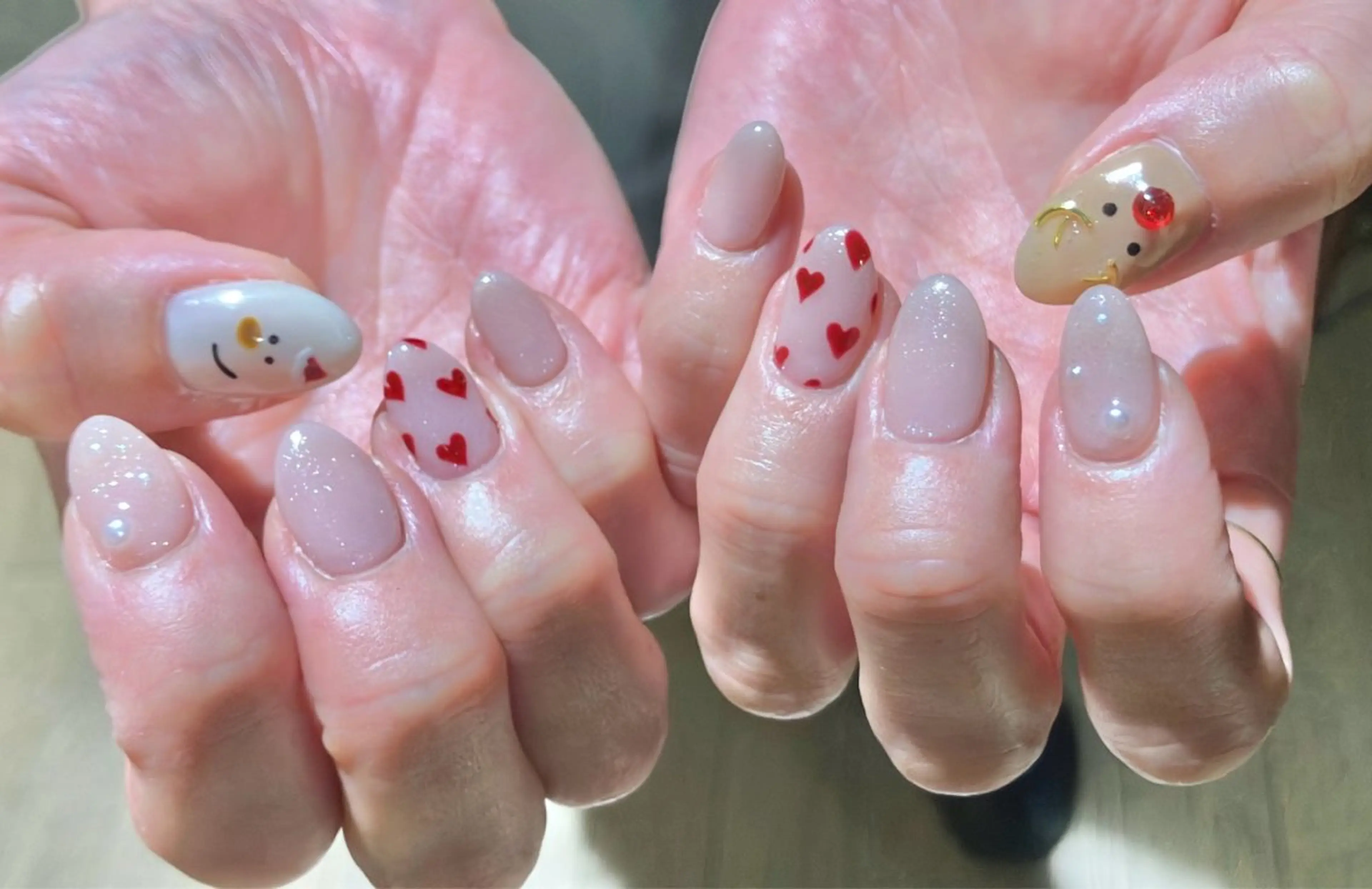 片手２本アート持ち込みコース🎨の写真