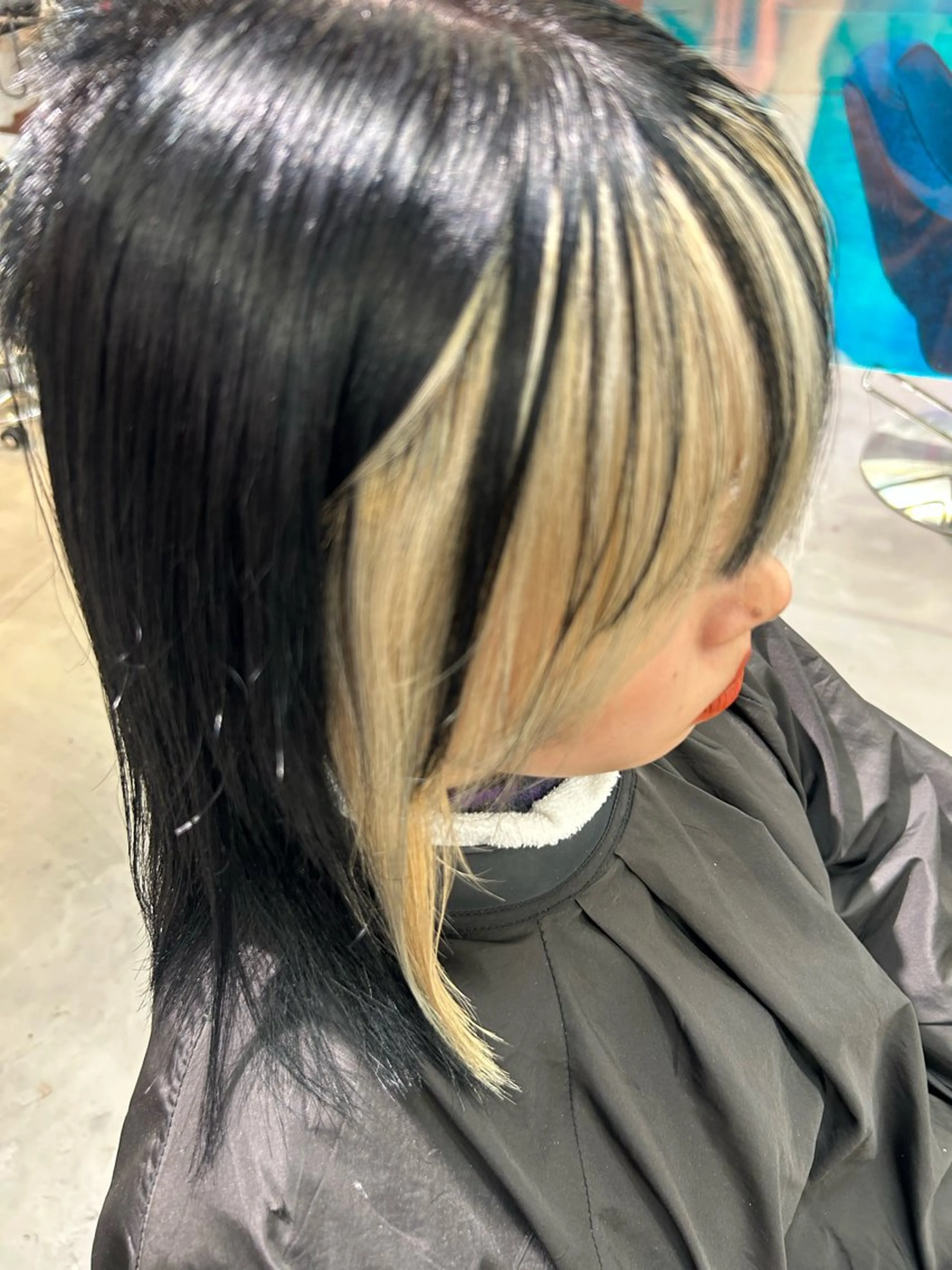 ミディアム カラー ミストバング  フェイスフレーミング 顔周りカット rococo./ 清穏🌈💗🦋のマツエク・マツパデザイン