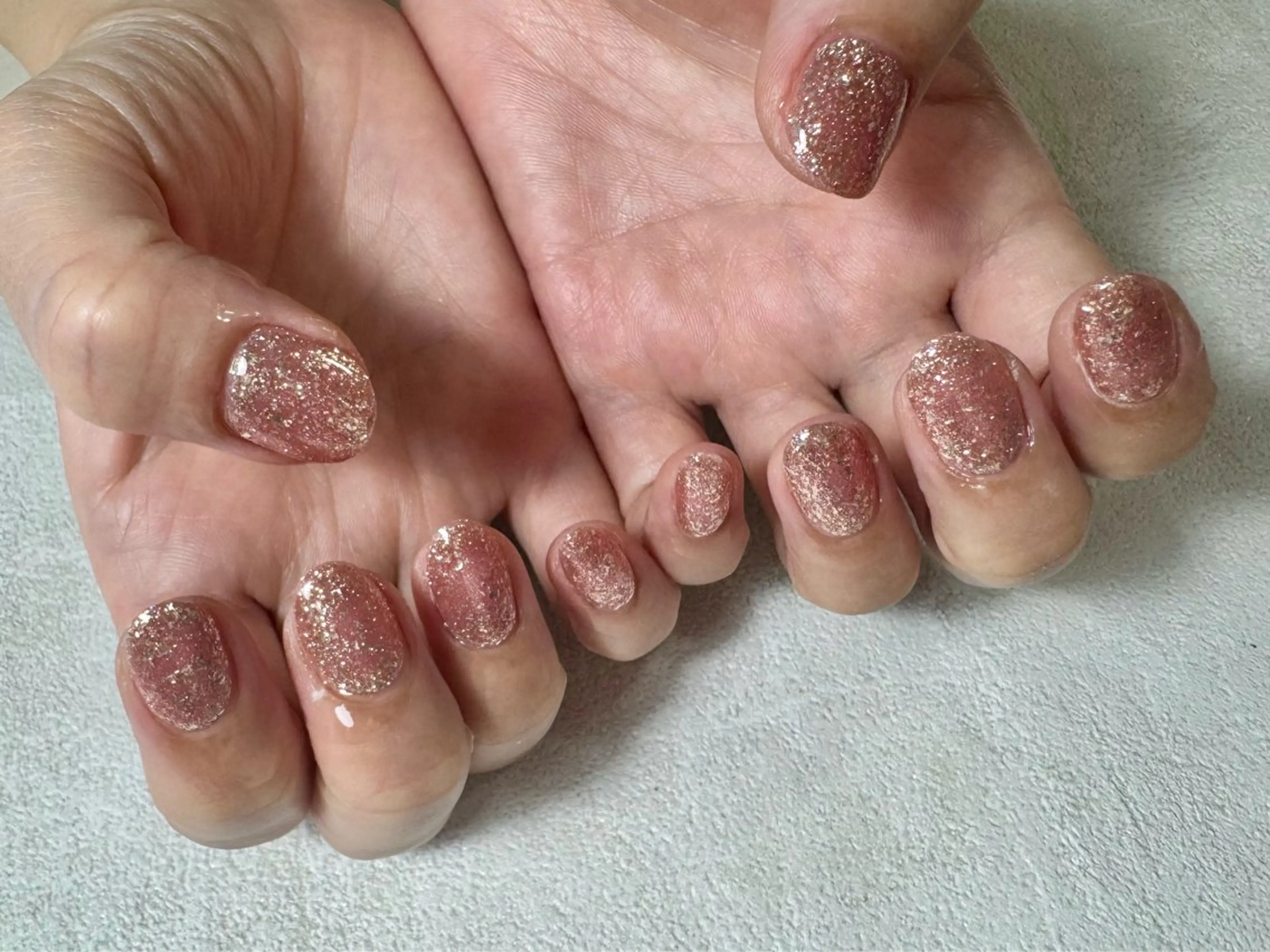 ネイル オーロラネイル 桜ネイル フラワーネイル フットネイル フレンチネイル ハンドネイル kikinail 溝の口のネイルデザイン