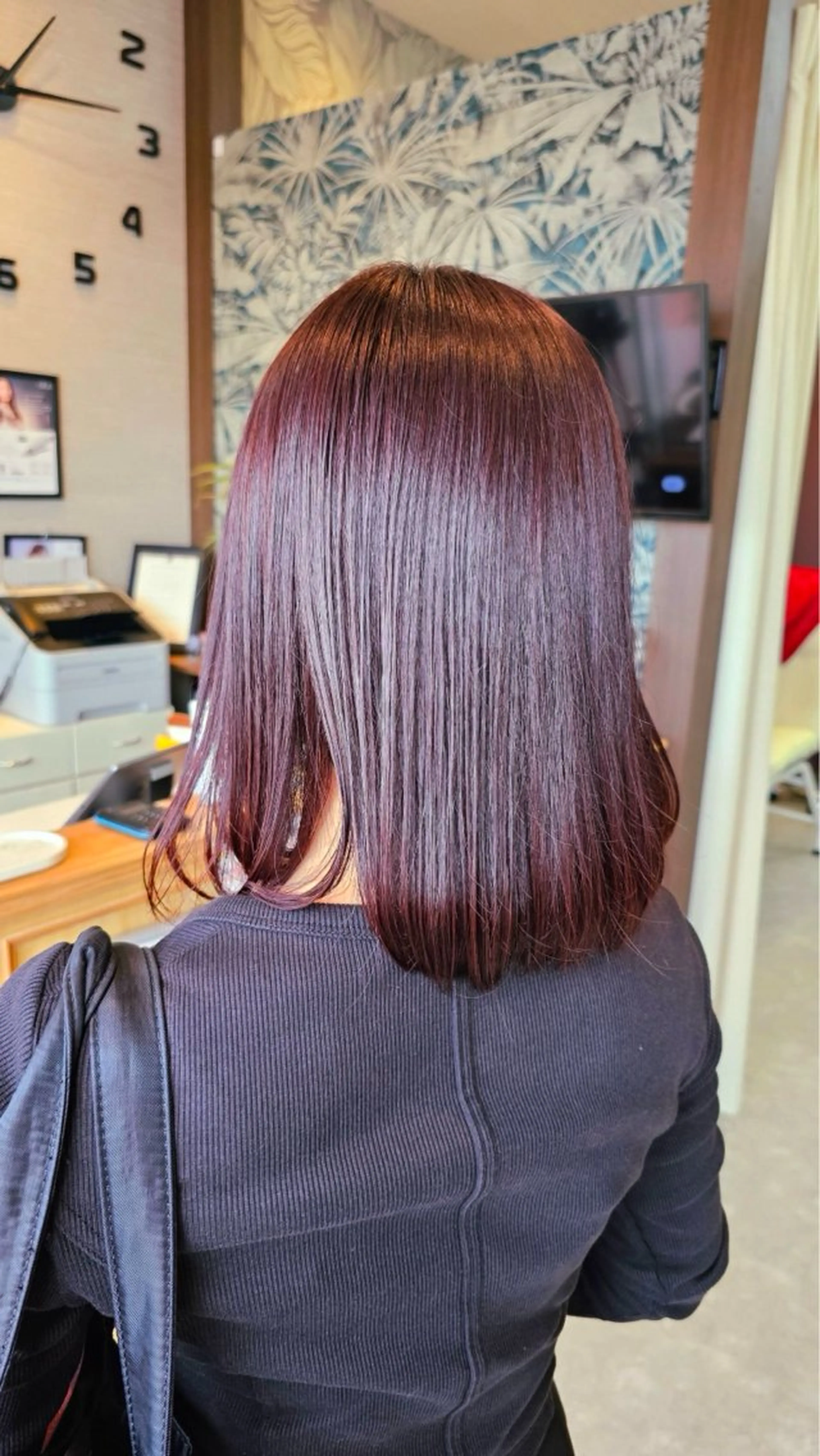 ミディアム ヘアカラー 香芝/カラー/矯正 mari🫧のヘアスタイル