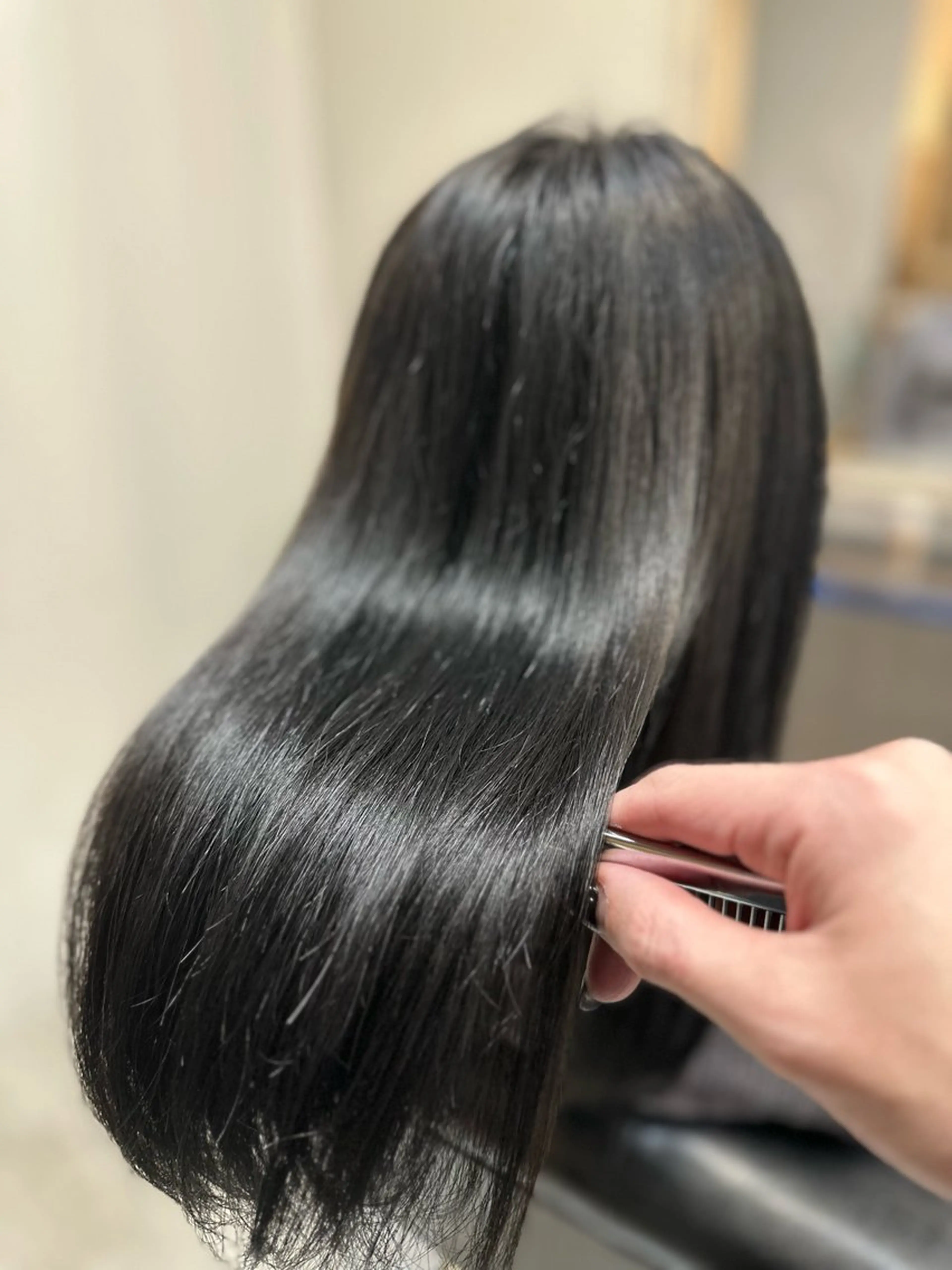 セミロング カラー ヘアカラー 福西晃希 【艶髪・髪質改善】のヘアスタイル