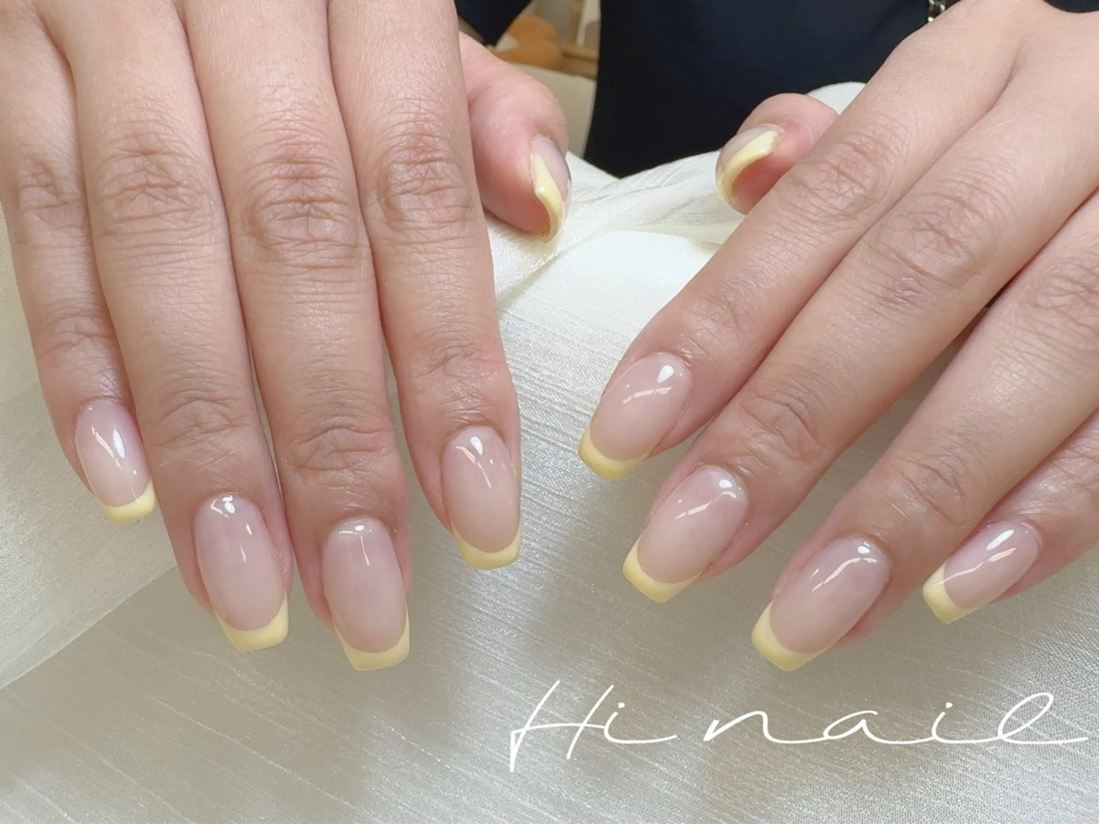 ネイル オーロラネイル 長さ出し フレンチネイル ジェルネイル マグネットネイル ハンドネイル Hi nail 【ハイネイル】池袋のネイルデザイン