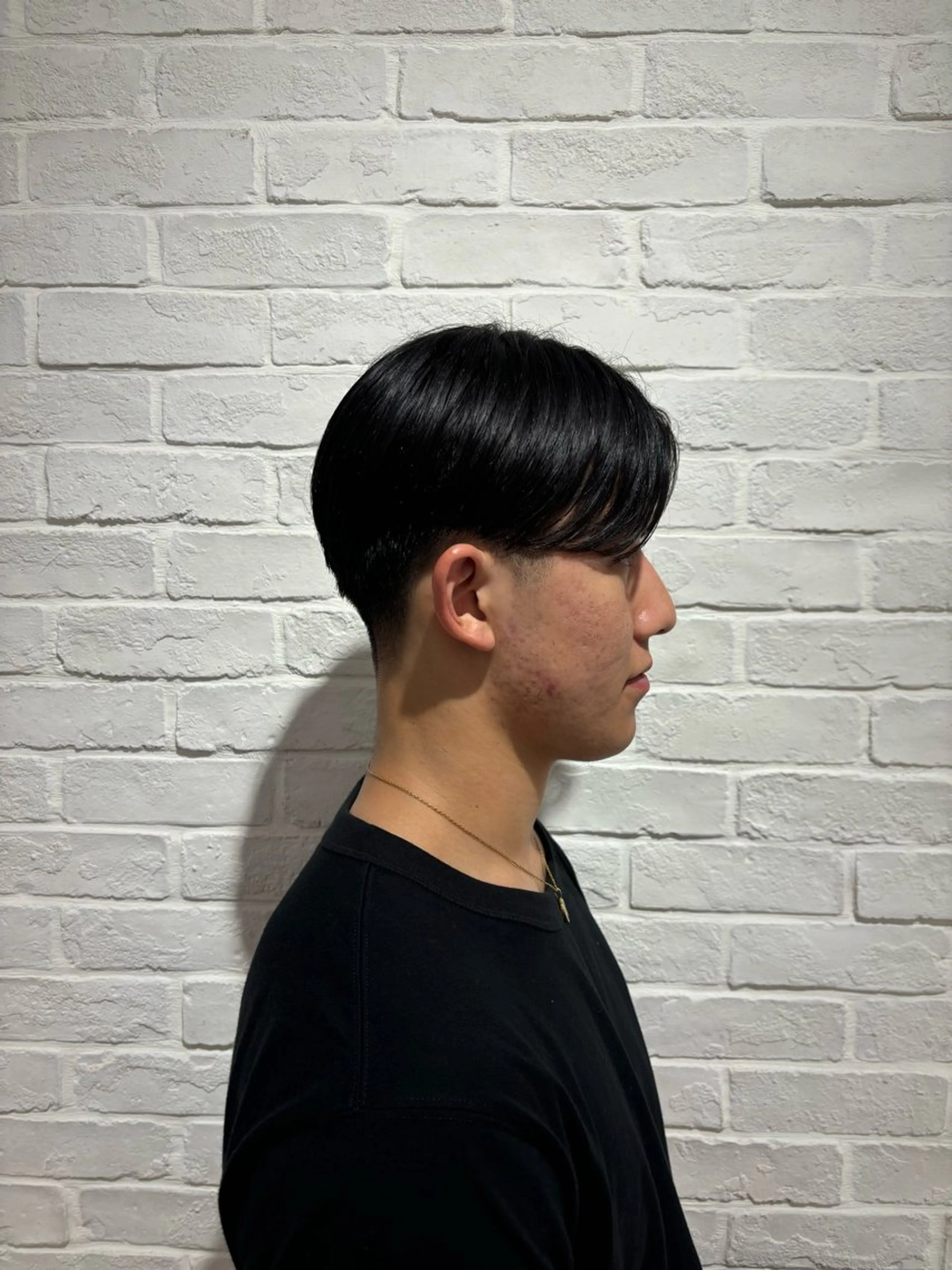 メンズ センターパート Ashanti 濱野のヘアスタイル