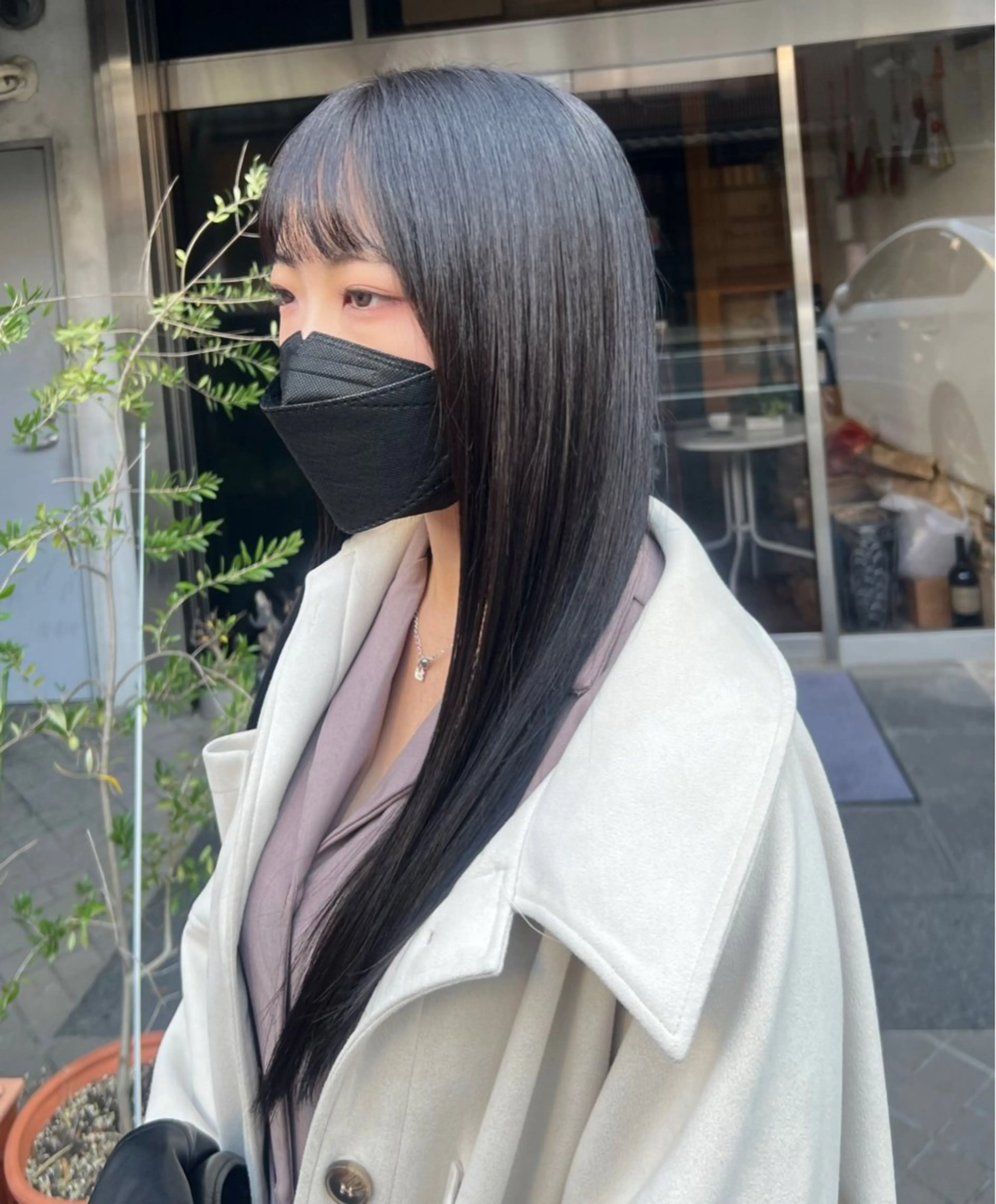 【硬くなったゴワゴワ髪をサラツヤに変身】髪質改善トリートメント＋カット¥8980の写真