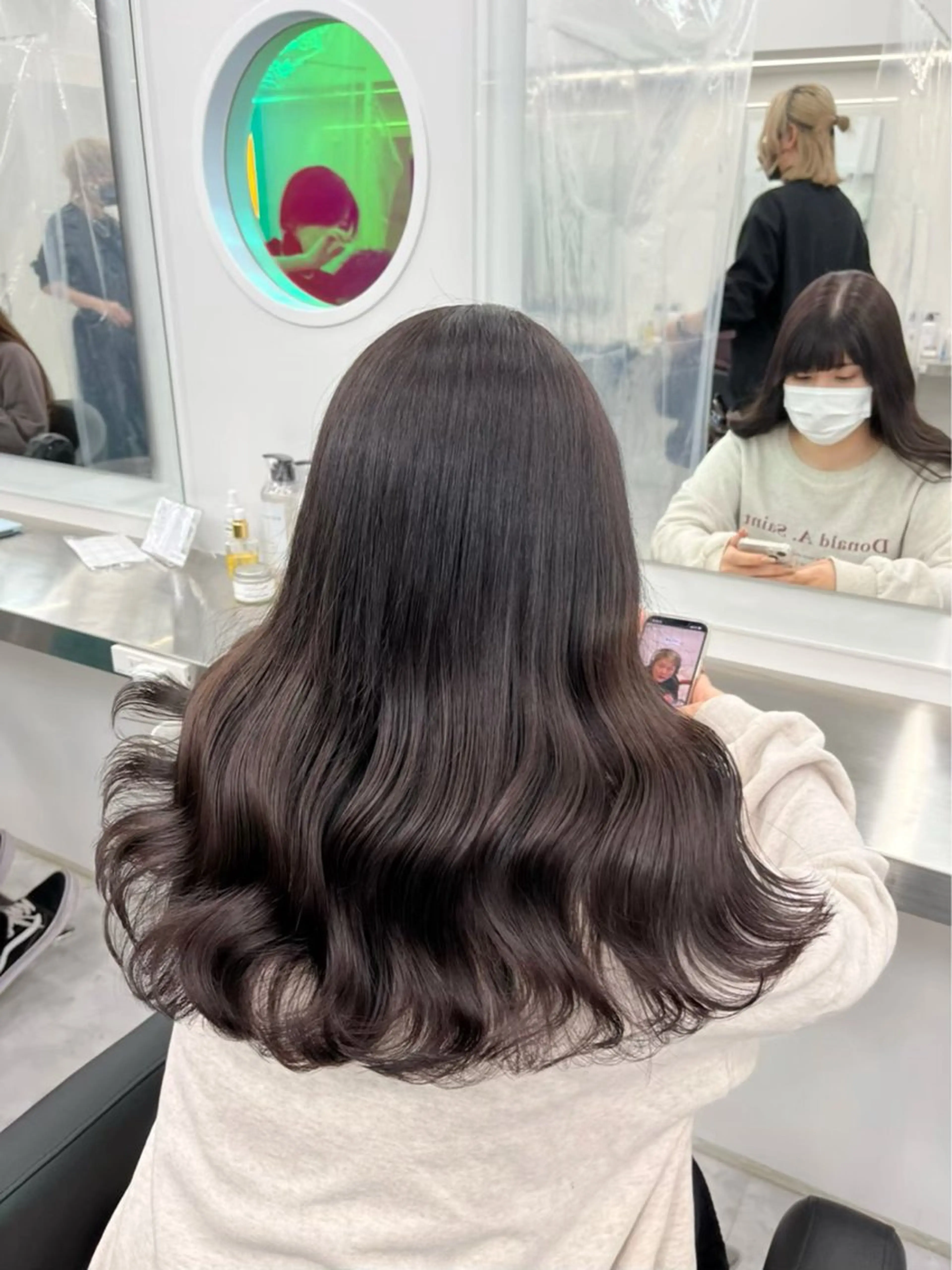 ロング カラー BABY 艶髪暗髪ヘア💖達人のヘアスタイル