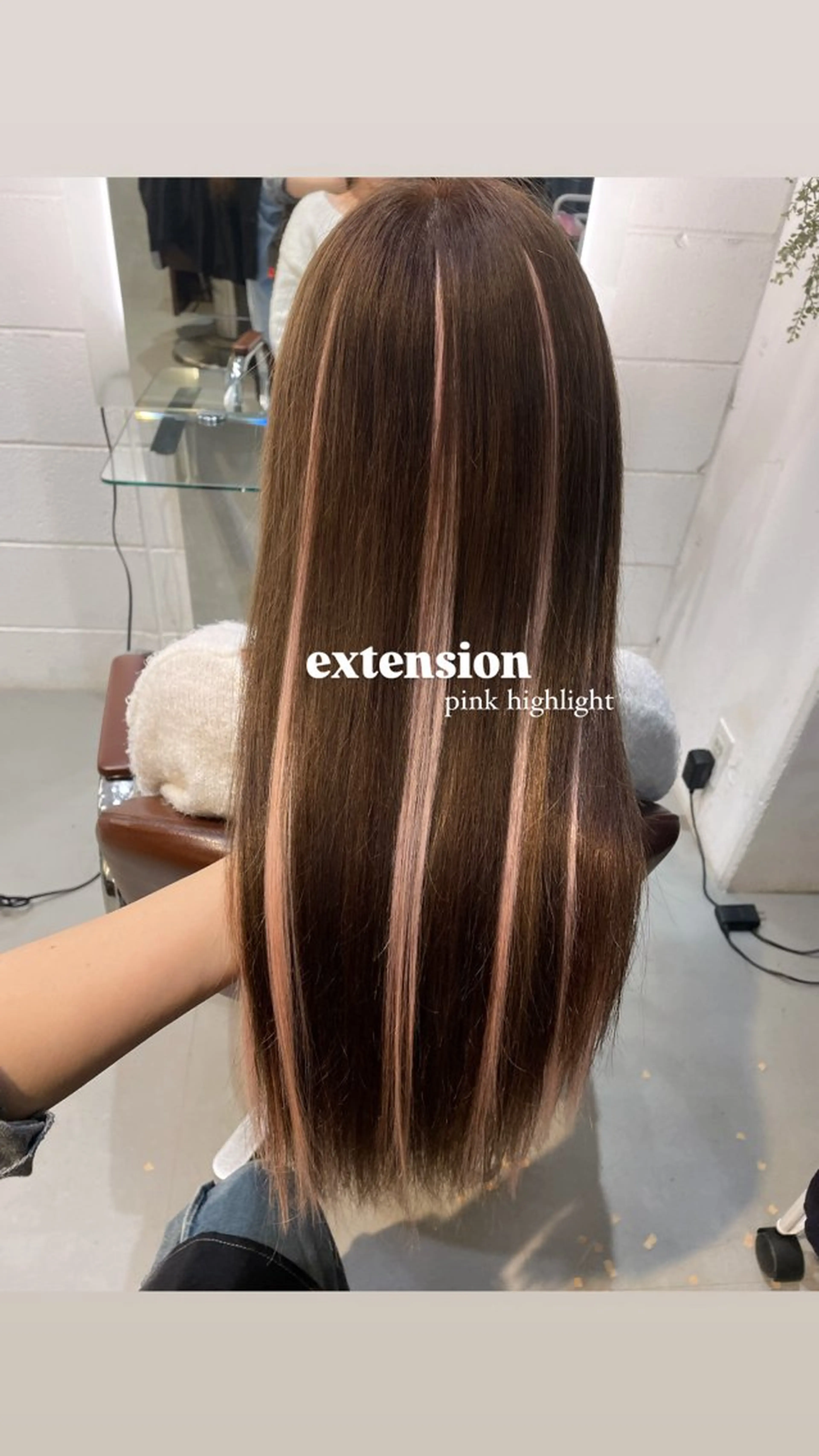 ヘアカラー エクステ 💗ROSEL／ KUREA💗のヘアスタイル