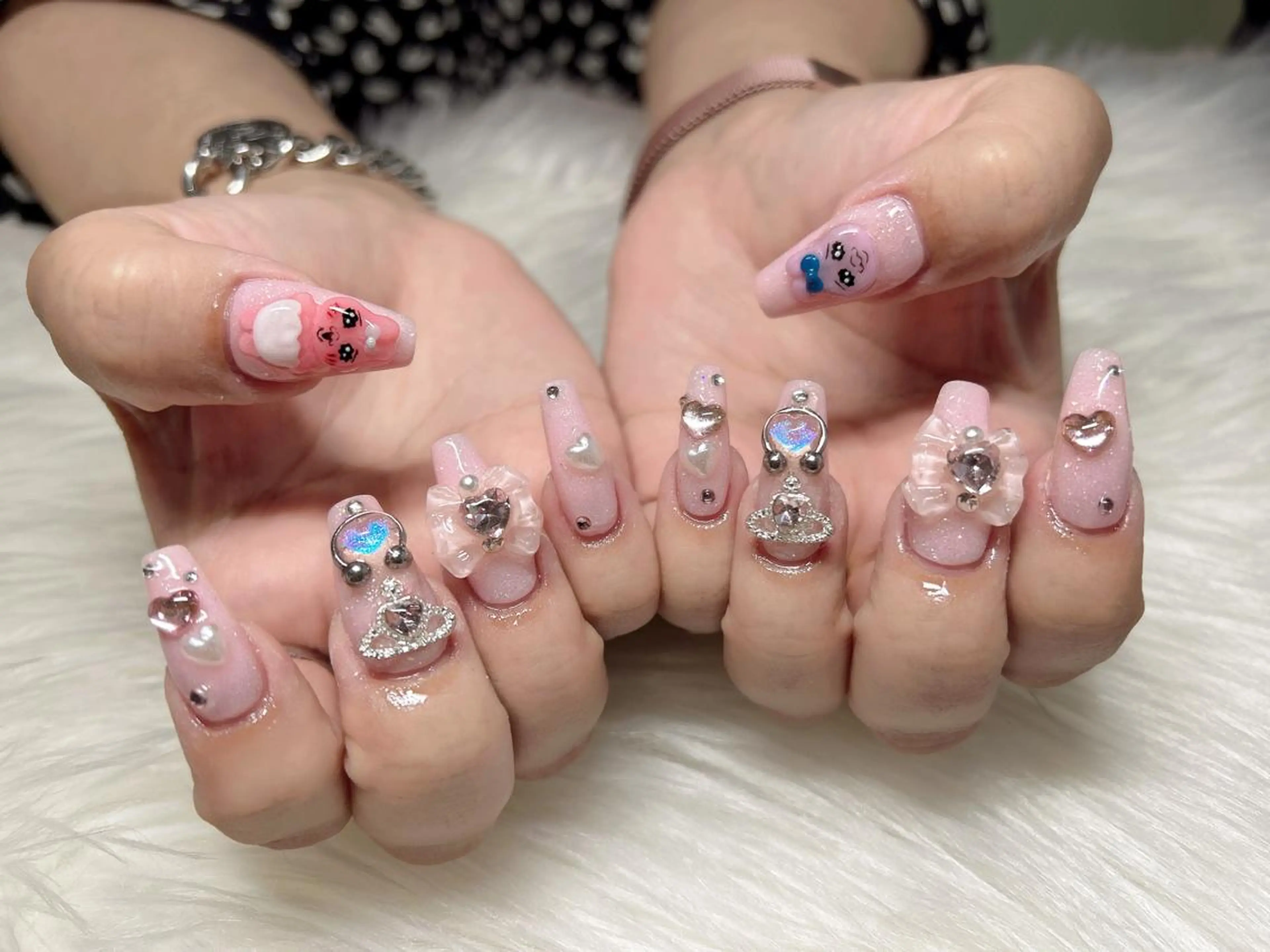 セミロング ネイル ハンドネイル 《LB》ラブリエ Nail&eyeのマツエク・マツパデザイン