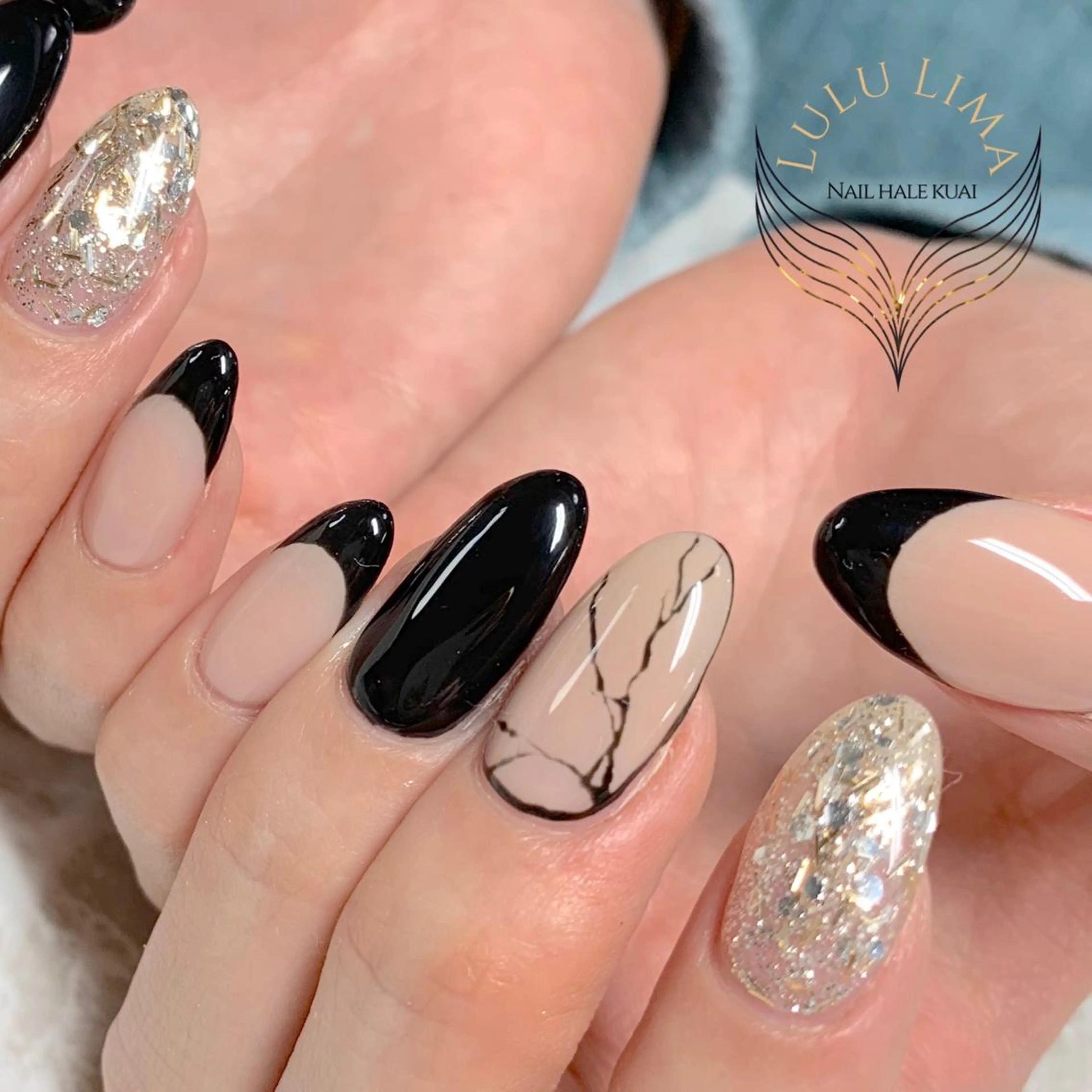 ネイル フレンチネイル ハンドネイル ハンドケア LULU LIMAのネイルデザイン