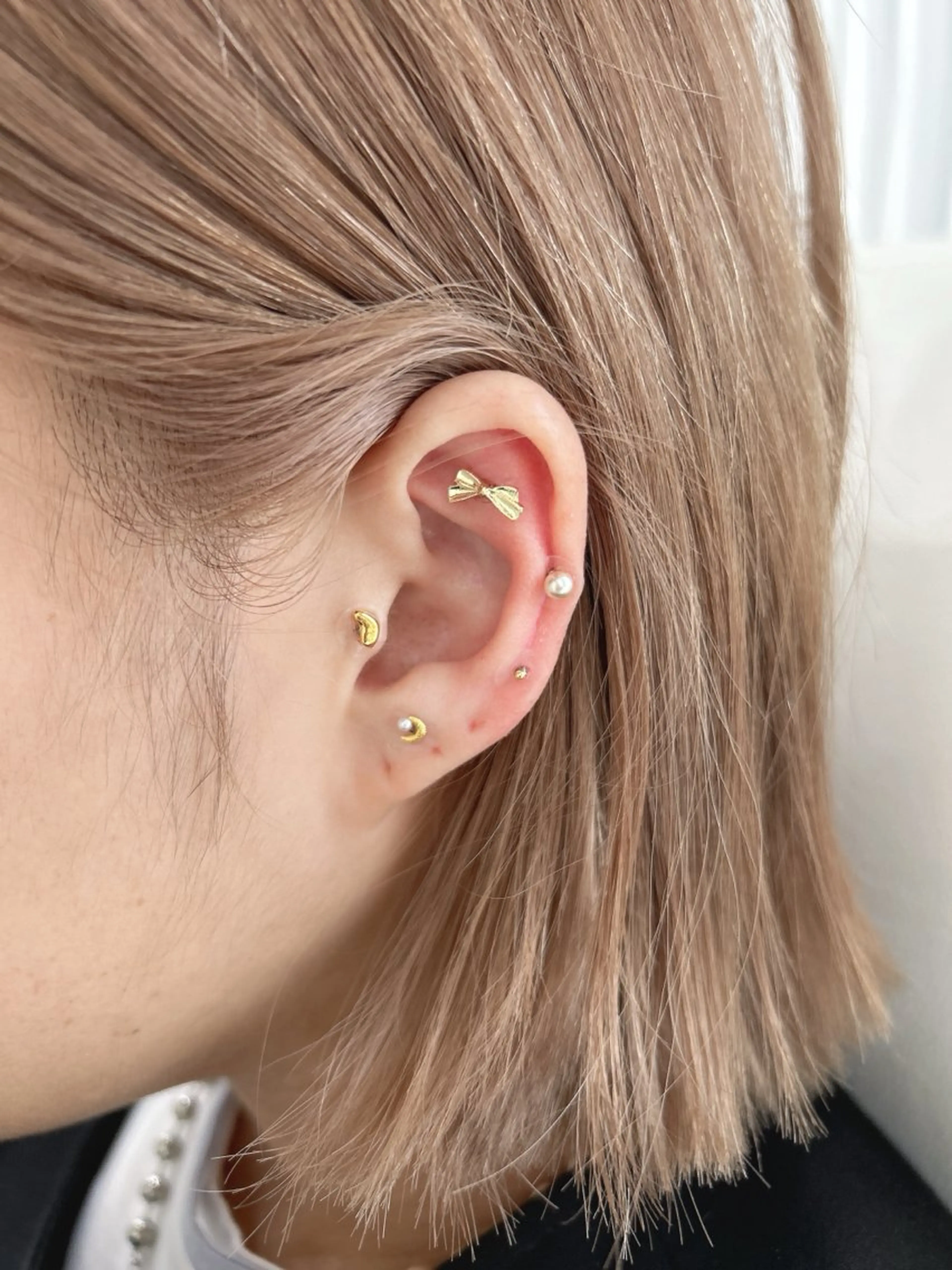 8月限定🪽耳ツボジュエリー💎おすきなパーツどれでも5粒1500円!!➕1粒プレゼント🤍🫧の写真