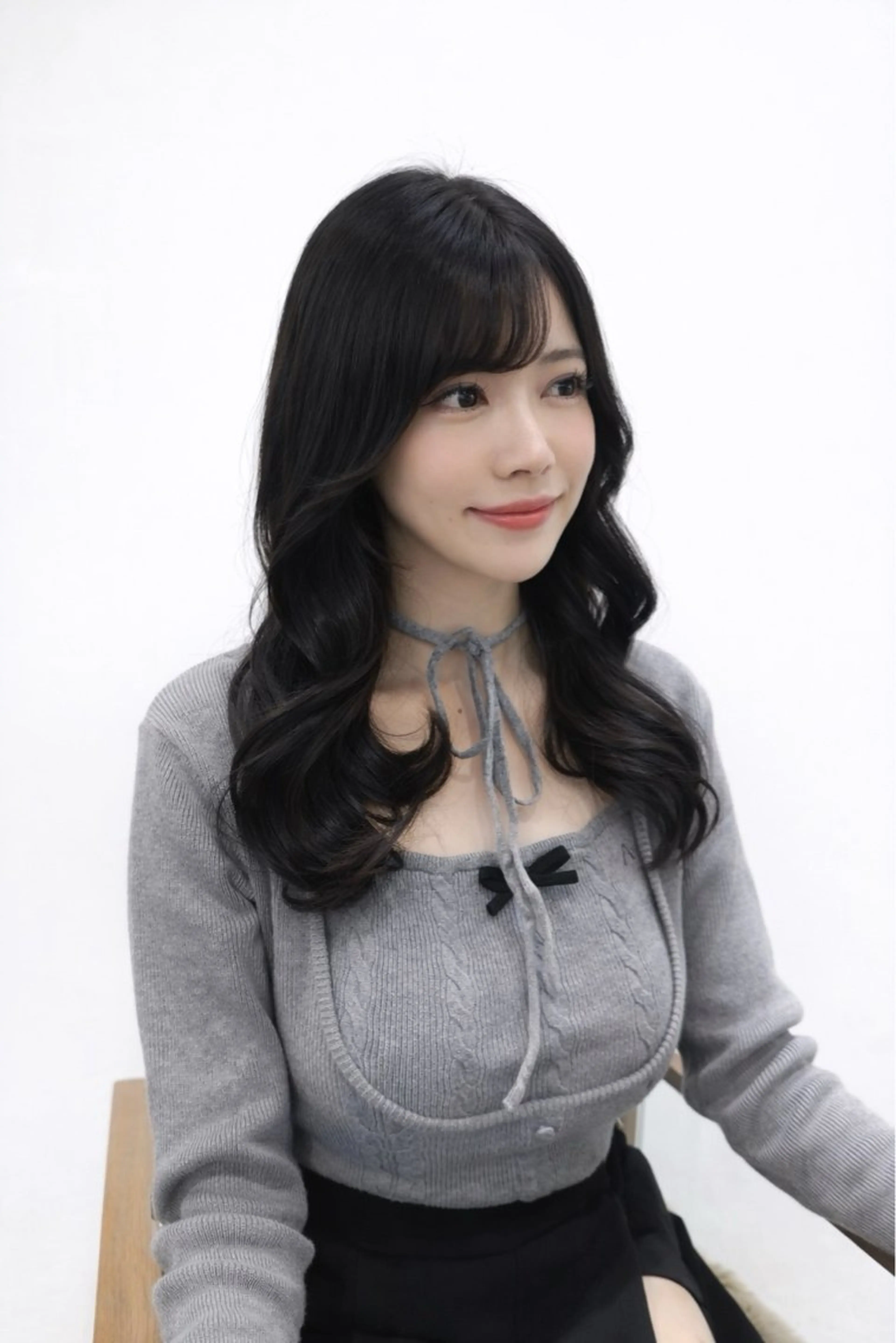 ミディアム カラー ブリーチ ダブルカラー インナーカラー ブリーチなしカラー 髪質改善 🩵髪質改善🩵 韓国ヘア🩵花澤みりのヘアスタイル