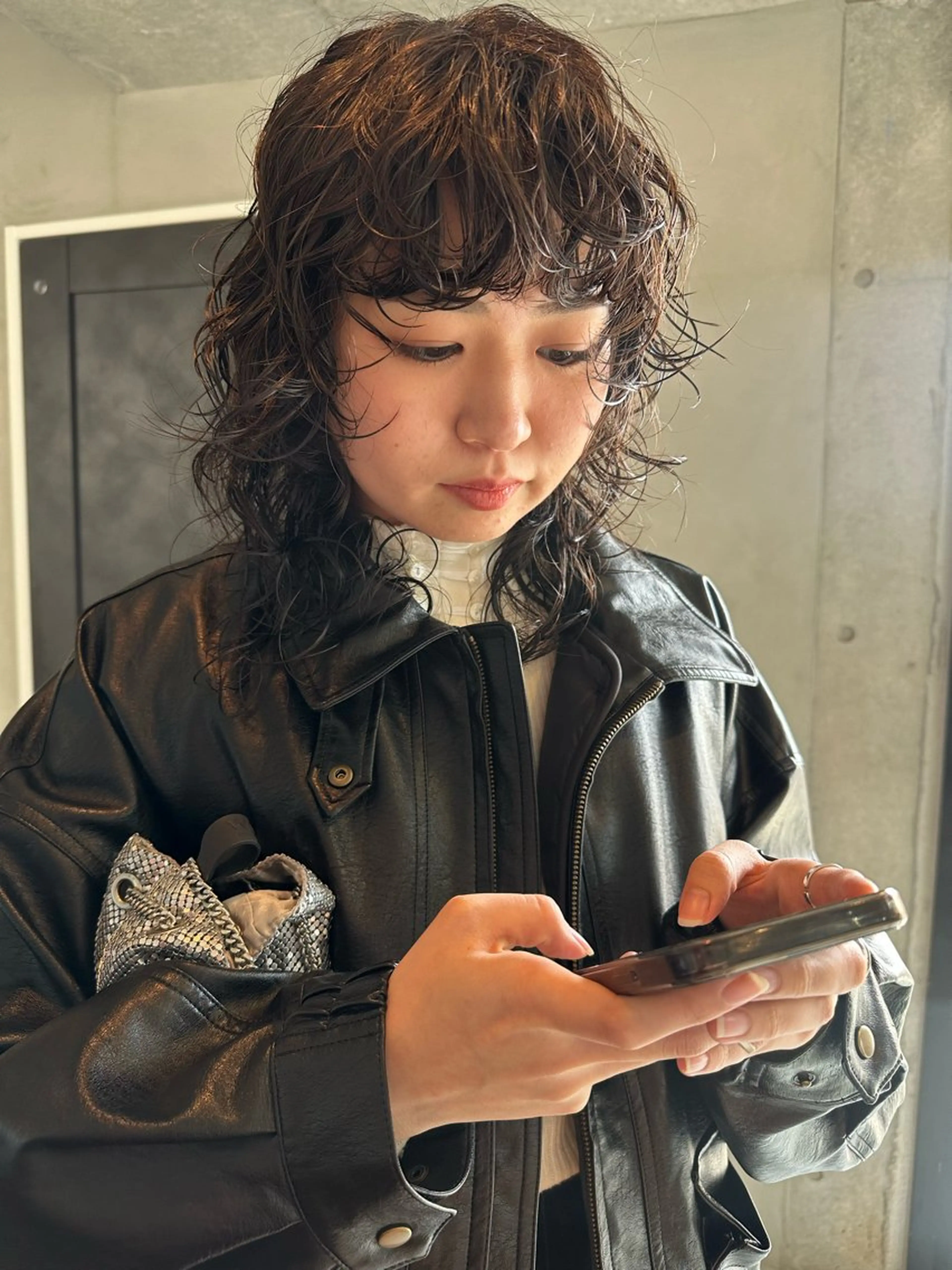 ミディアム カラー パーマ カット ヘアカラー パーマ トリートメント 斎藤祐樹 /レイヤー/パーマのヘアスタイル