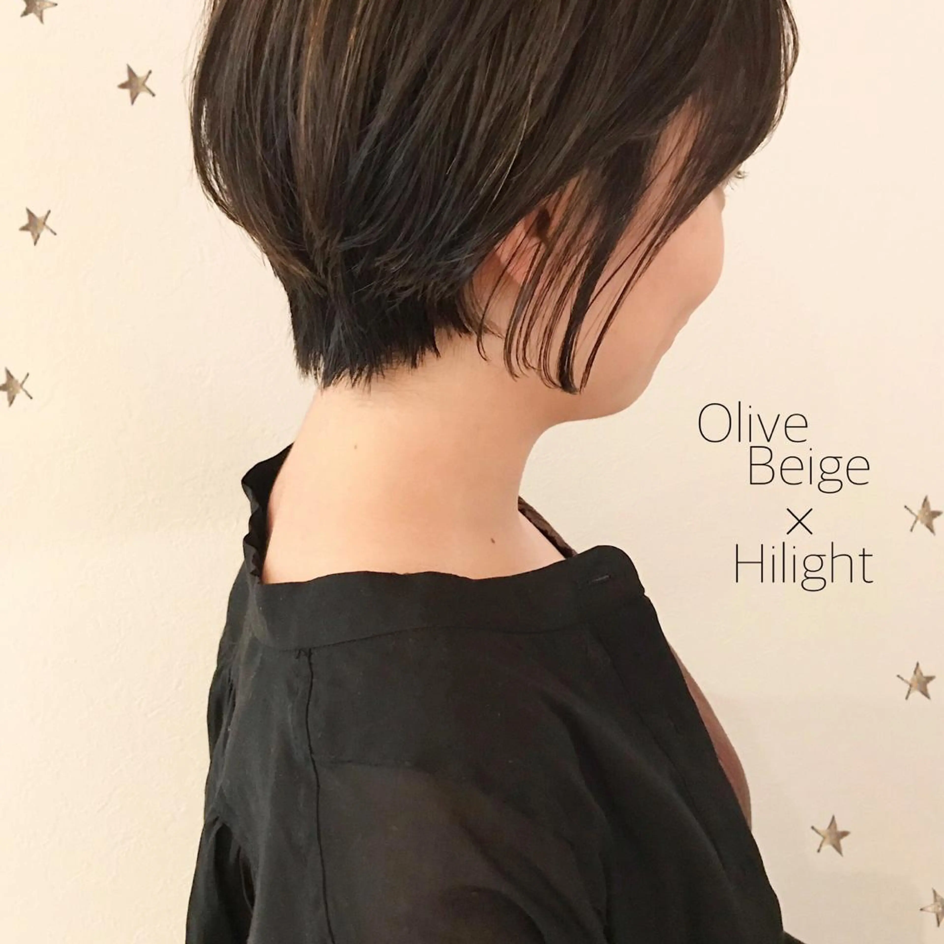 ショート カラー 市川 千夏のヘアスタイル