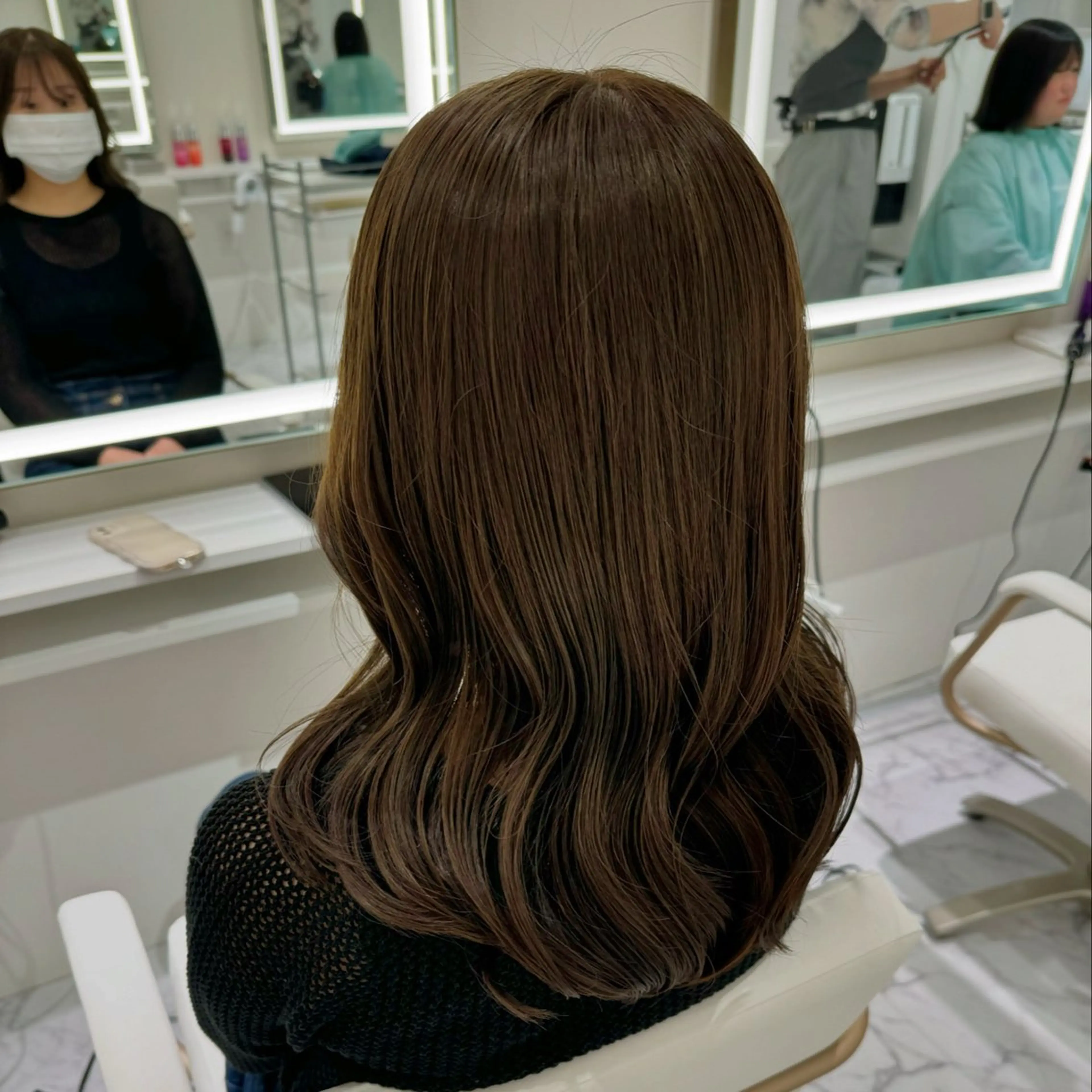 ロング カラー ヘアカラー ParveMix🍀 藤原愛未のヘアスタイル