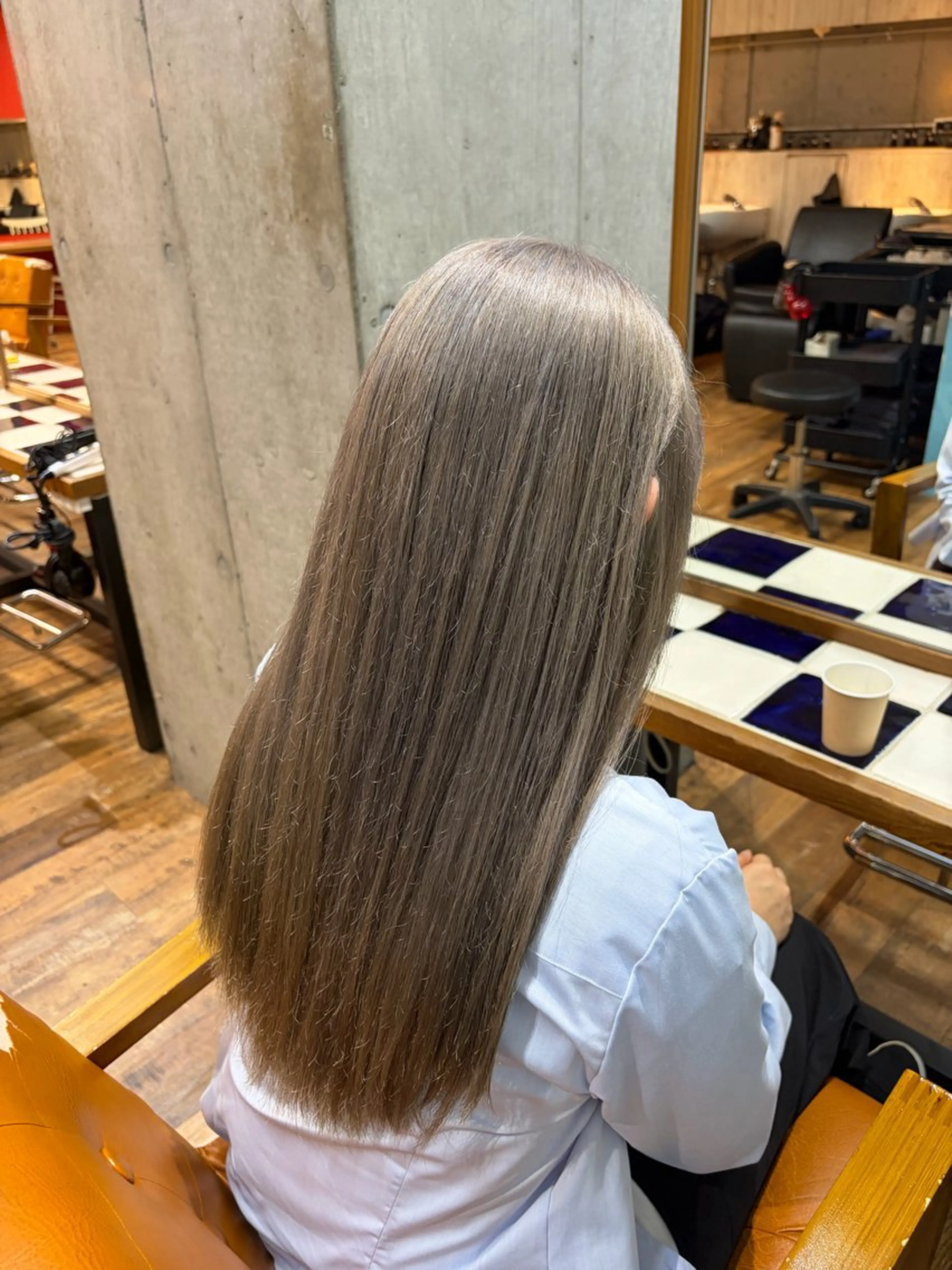 ロング カラー ヘアカラー 透明感/ブリーチ/ 髪質改善💛miuのヘアスタイル