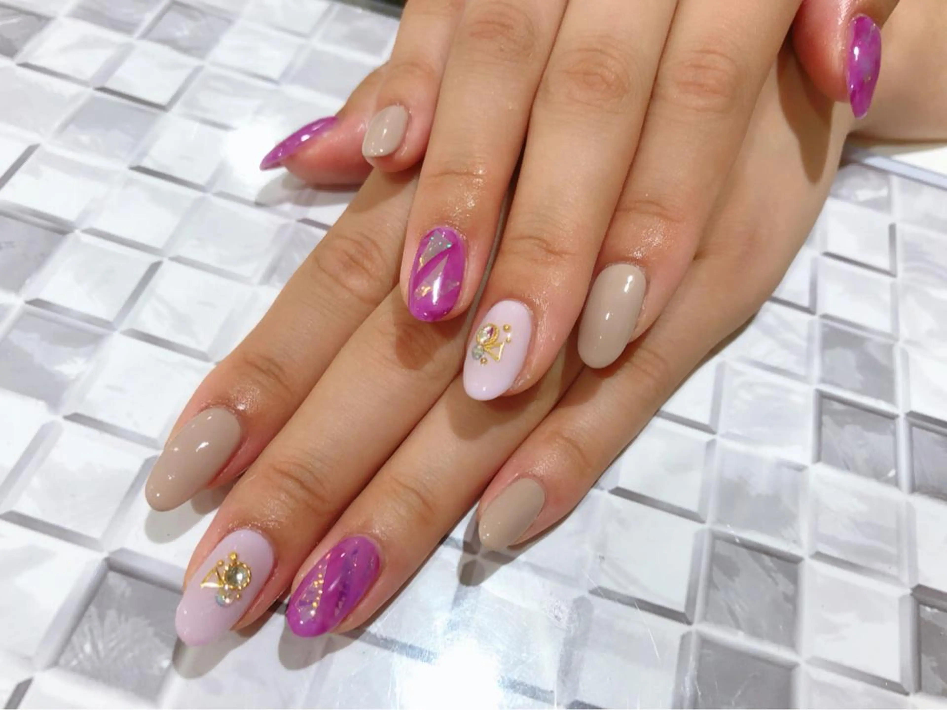 メンズ キッズ ネイル マツエク・マツパ a:Qネイル /久米川のネイルデザイン