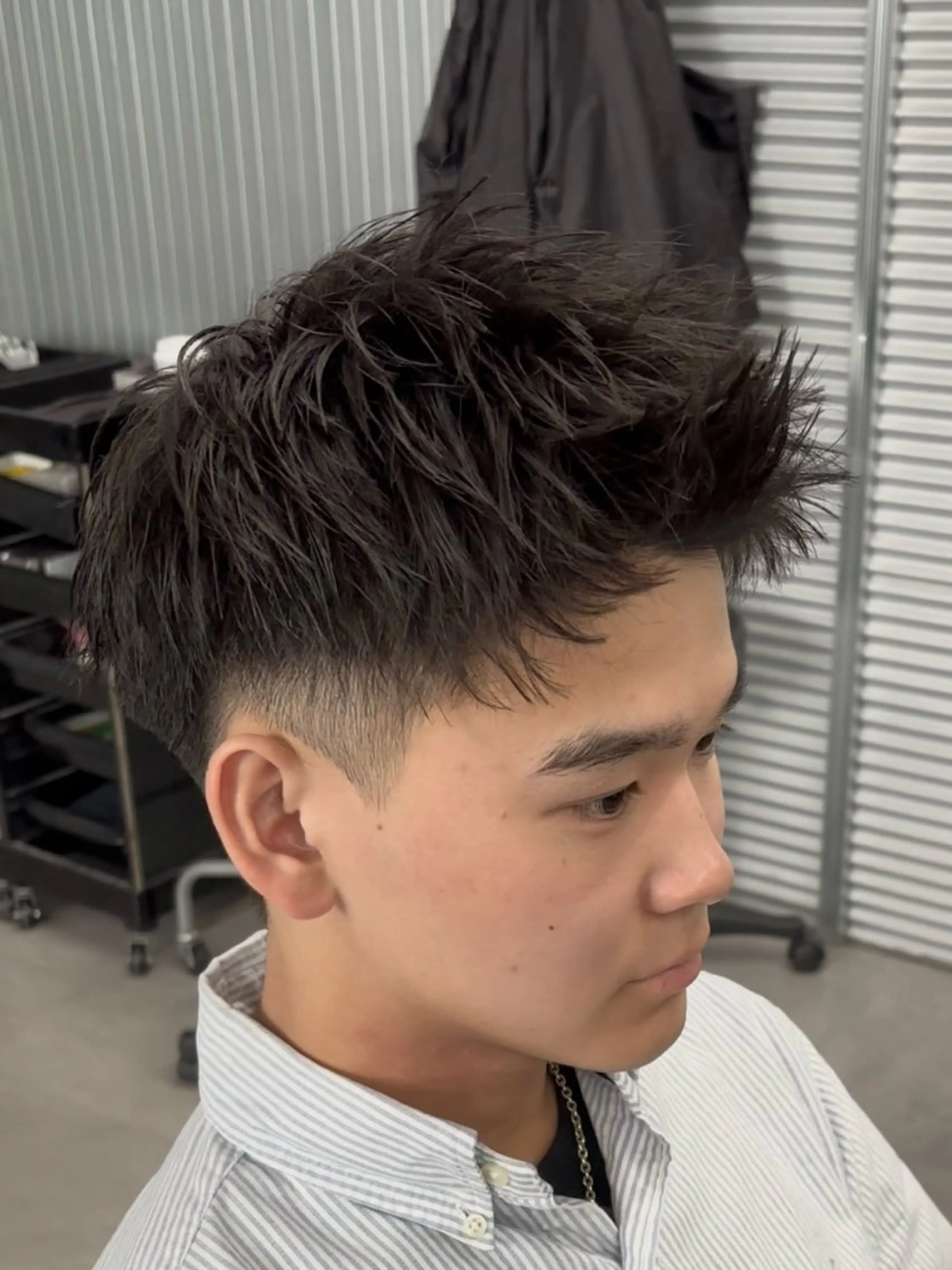 ショート メンズ メンズショート ショートヘア カット 波巻き/ツイスパ/ 短髪/鈴木俊也のヘアスタイル