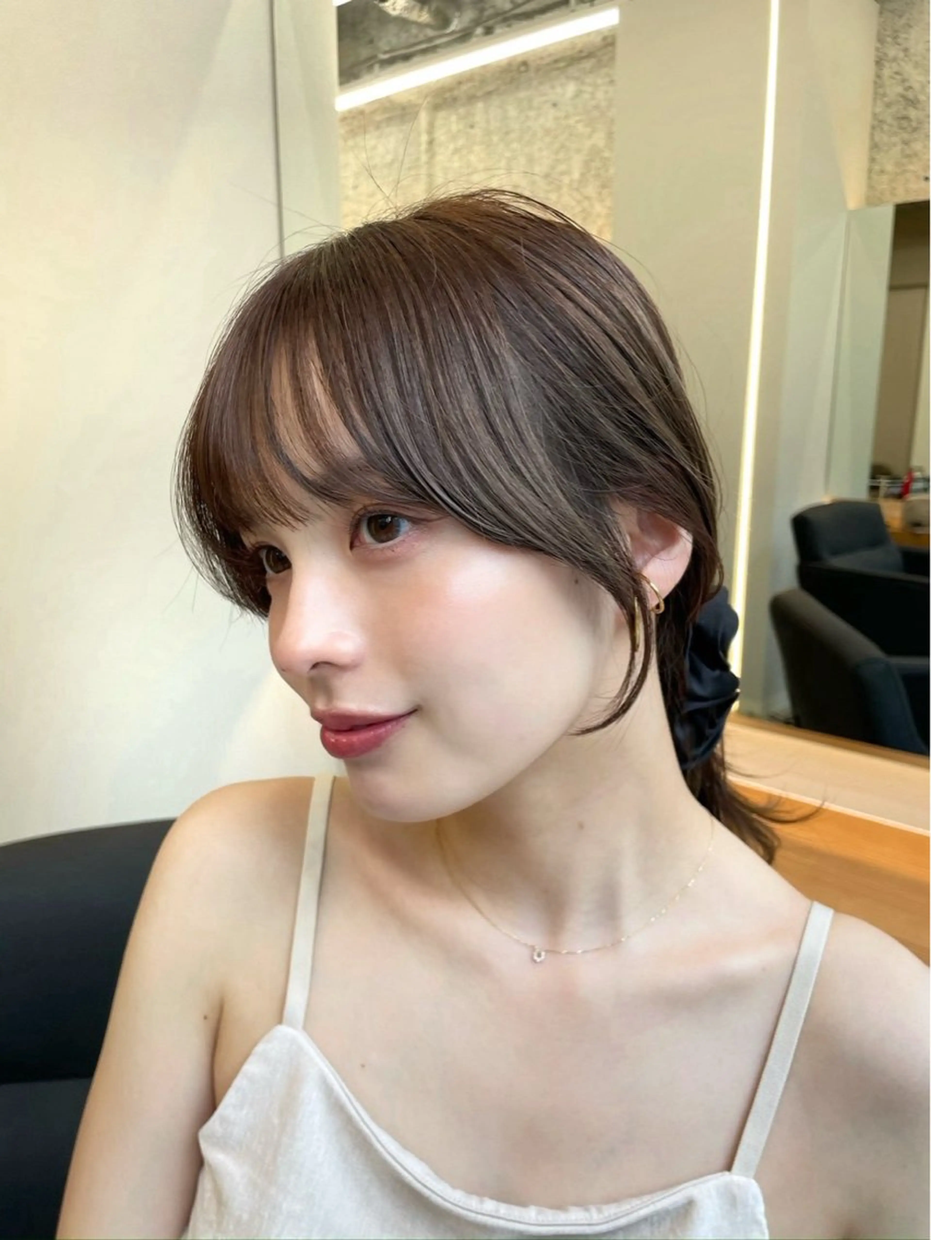 カラー 白石 瑠愛のヘアスタイル