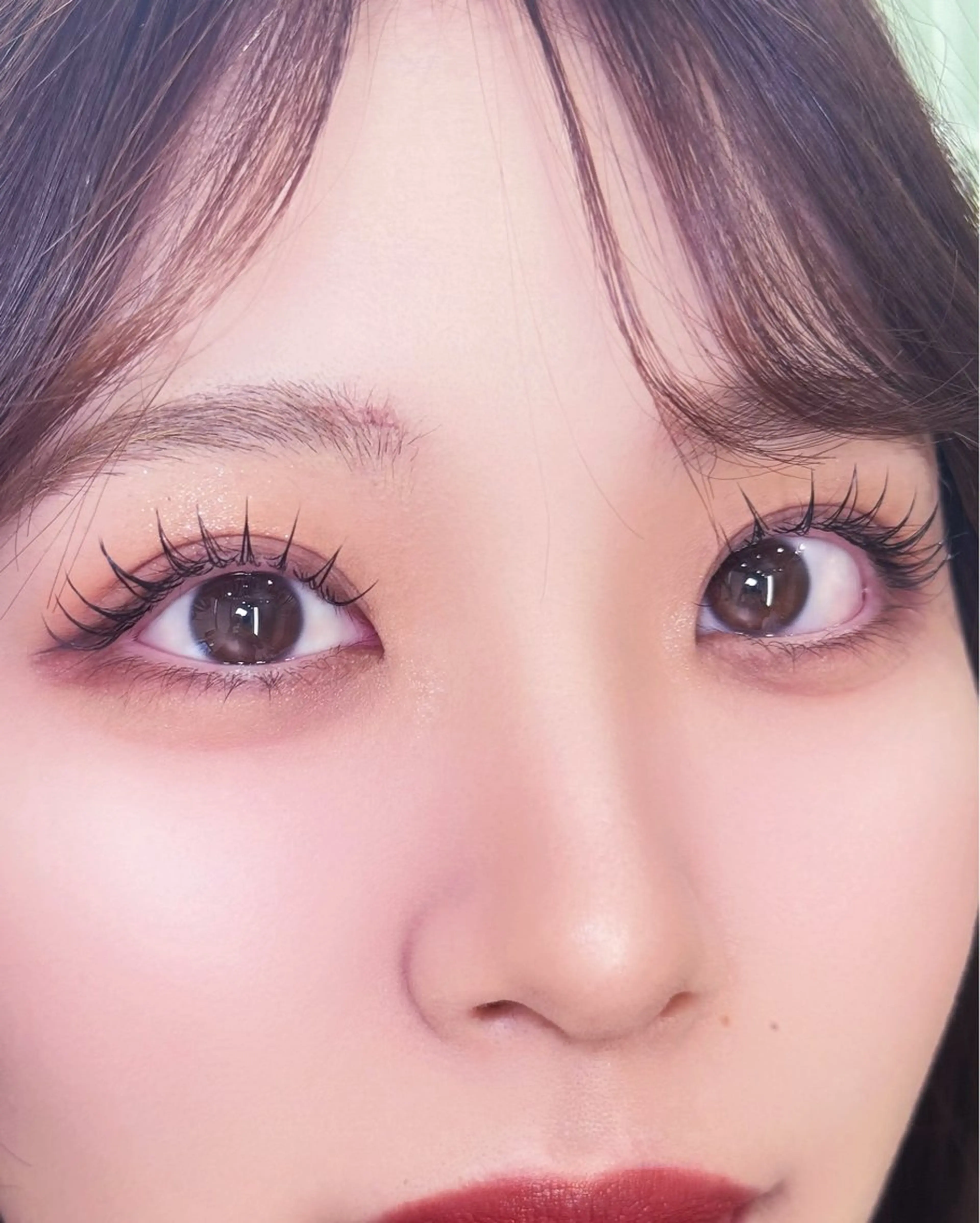 マツエク・マツパ Cカール フラットラッシュ ナチュラル マツエク cherien eyelash&eyebrow(salon village)所属・梅津/cherien 渋谷・明治神宮前のマツエク・マツパデザイン