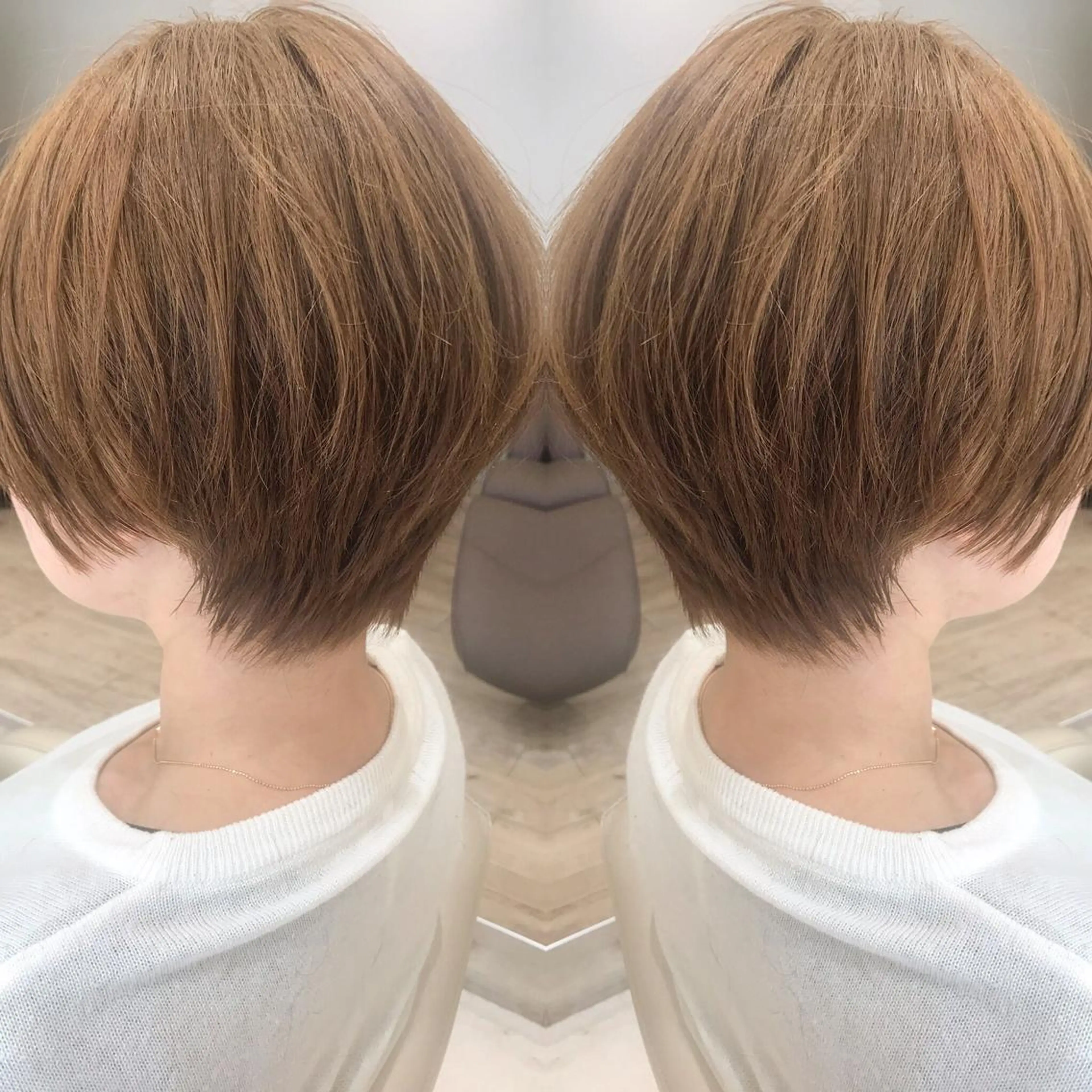 ショート ナガイ ユウキのヘアスタイル