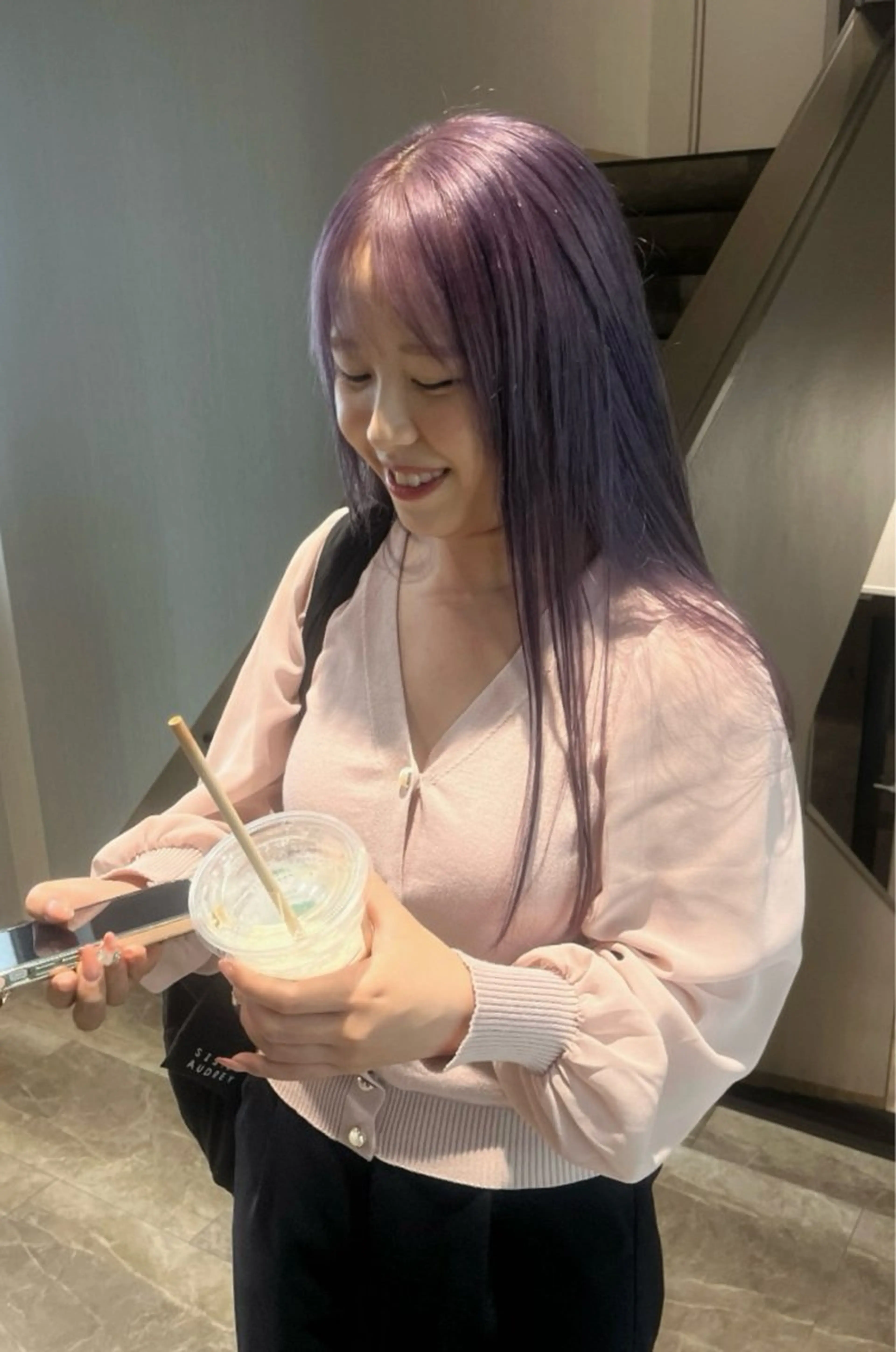 ロング カラー tenn所属・小長谷 夕菜のヘアスタイル