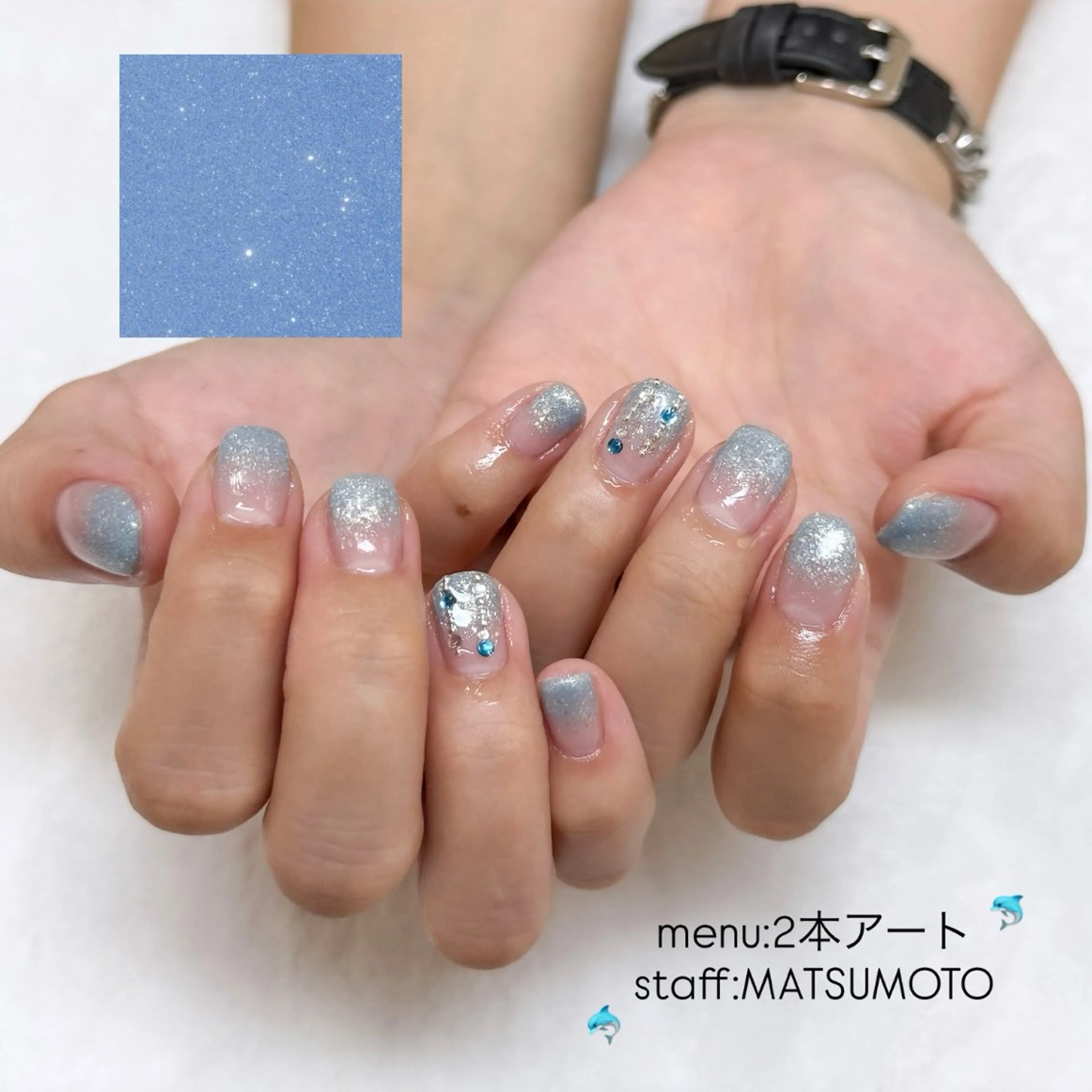 ネイル ハンドネイル Hinano 🩶のネイルデザイン