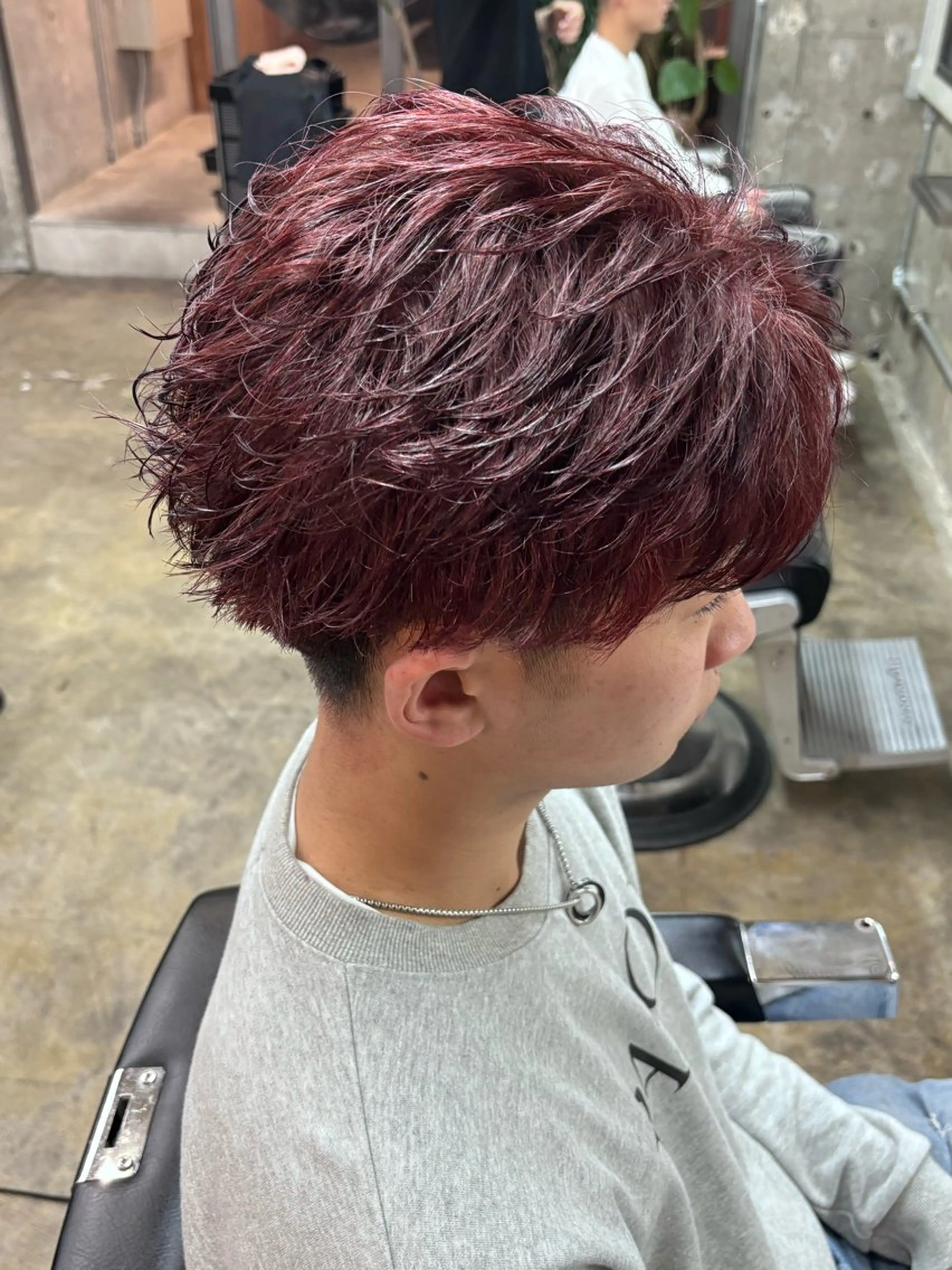 カラー パーマ メンズ メンズパーマ 縮毛矯正 カット ヘアカラー パーマ 土岐 仁/メンズ専門 パーマ特化美容師🌀のヘアスタイル