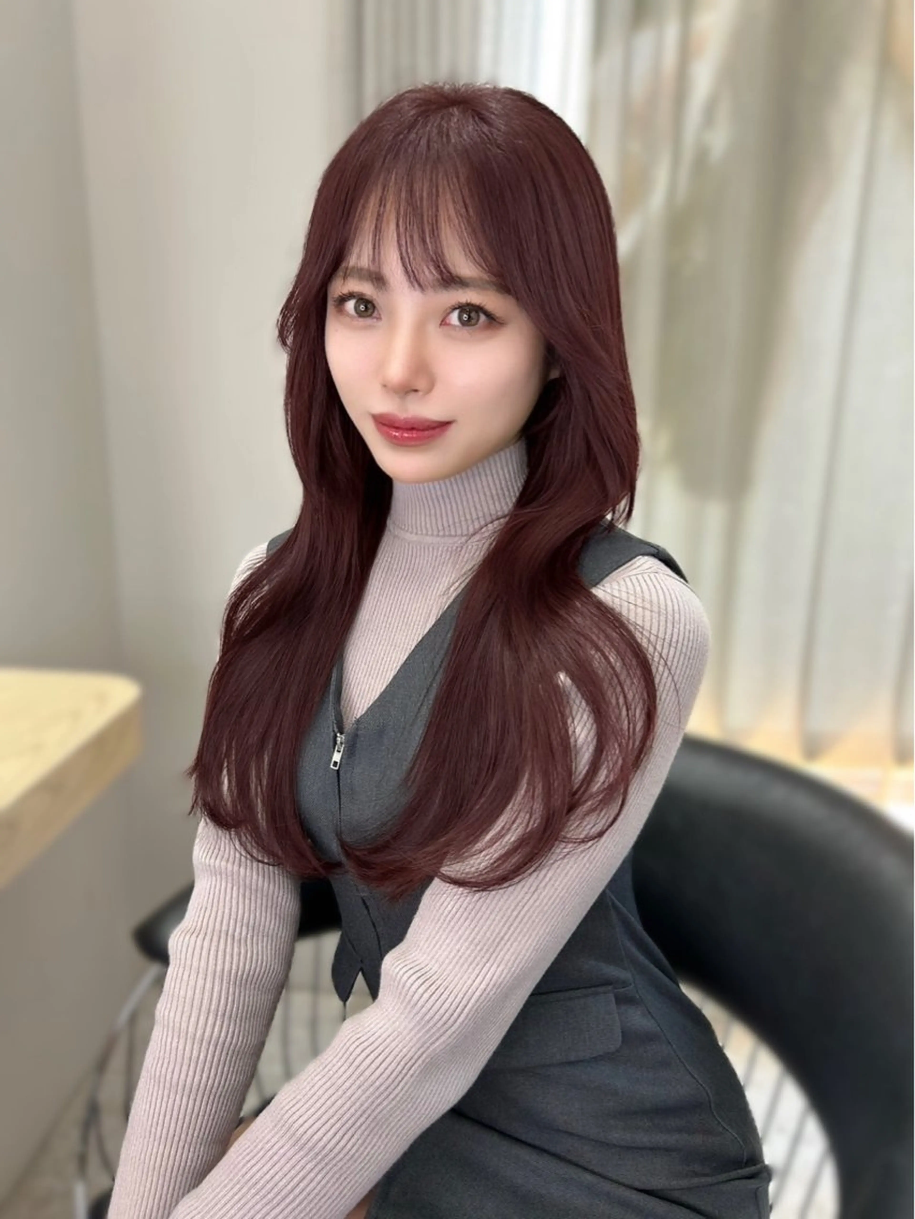 ロング レイヤーカット 木串 楽人のヘアスタイル