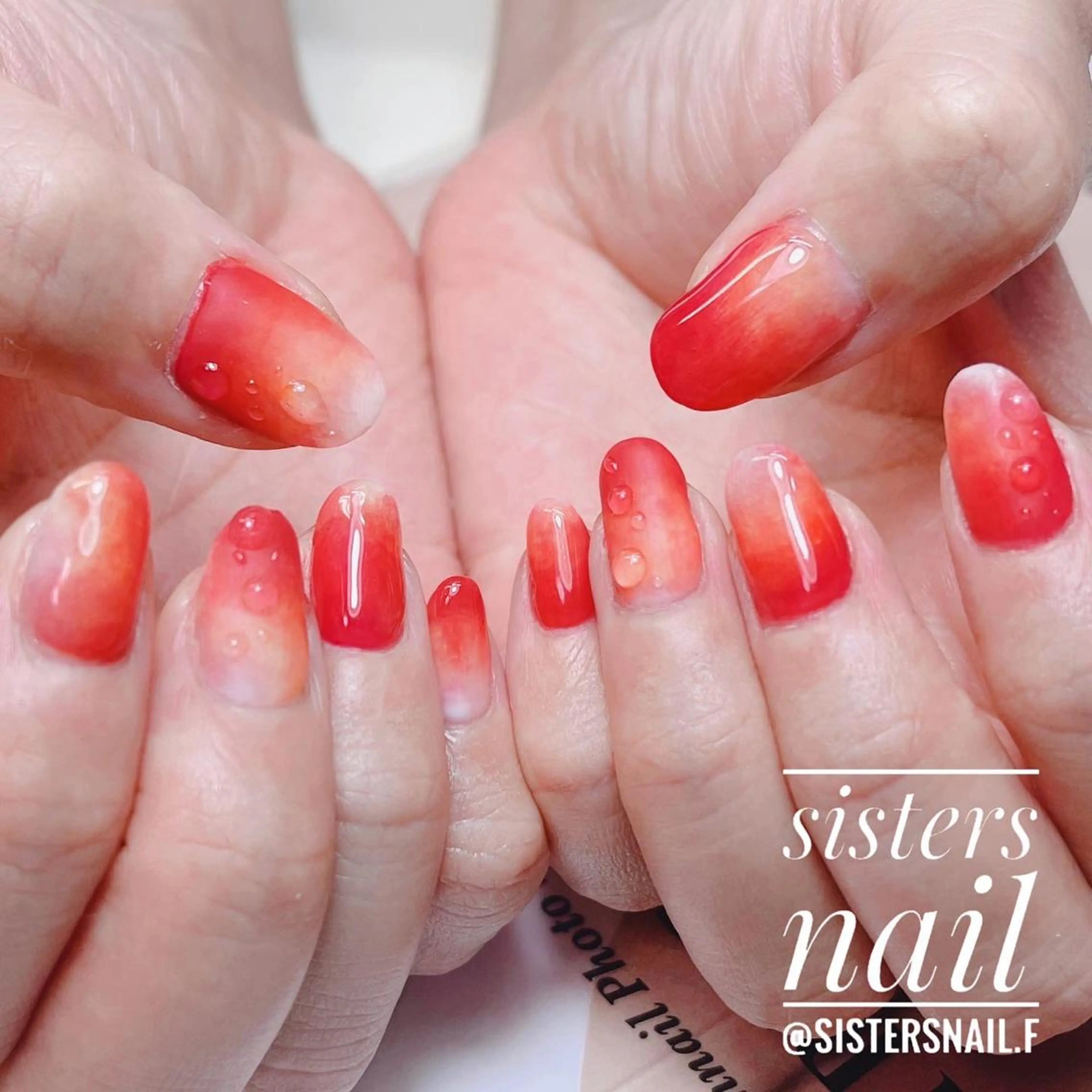 ネイル アートネイル グラデーション sisters nail.fのネイルデザイン