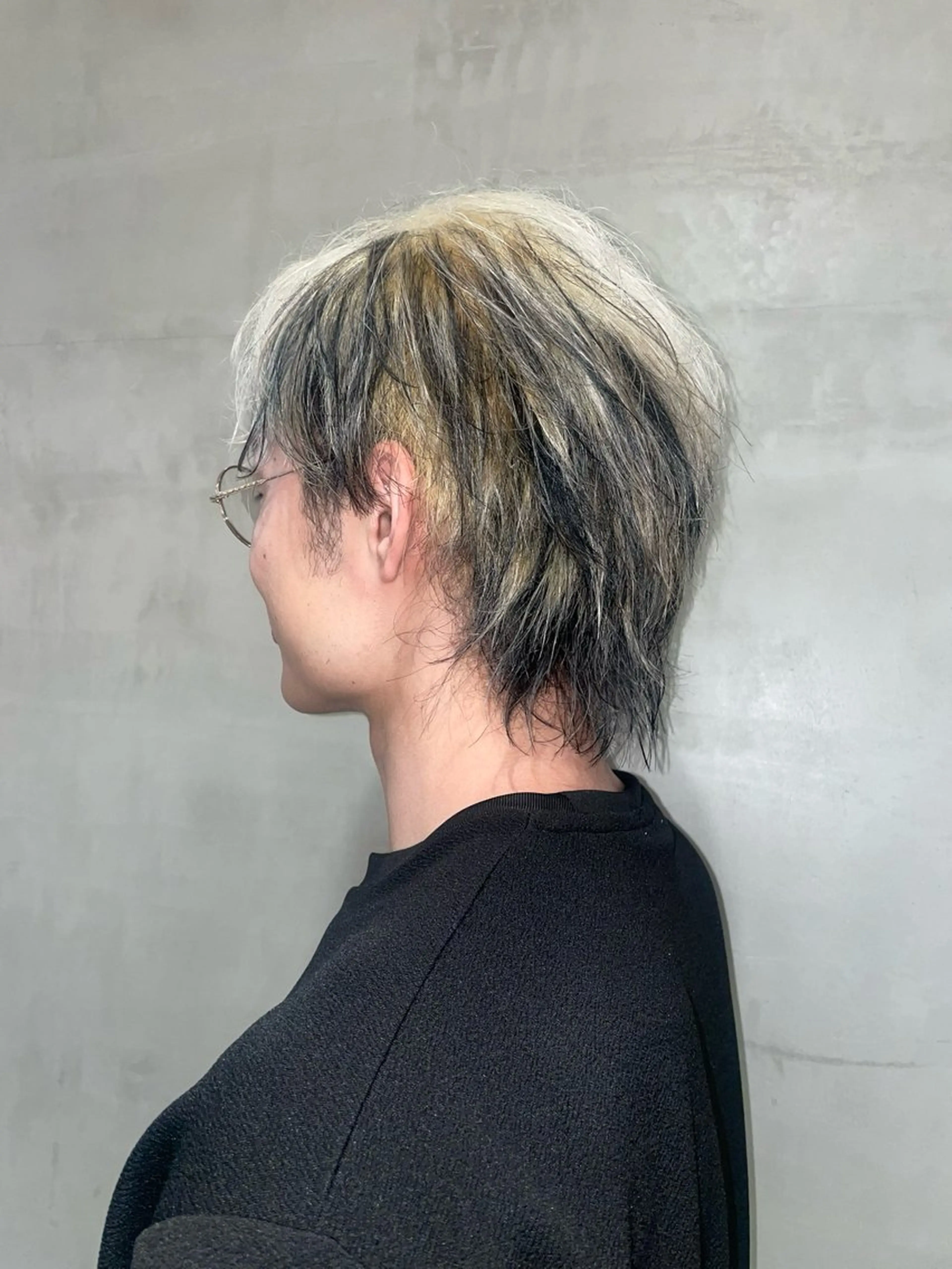 カラー メンズ ブリーチ✧︎デザイン ゆうのヘアスタイル