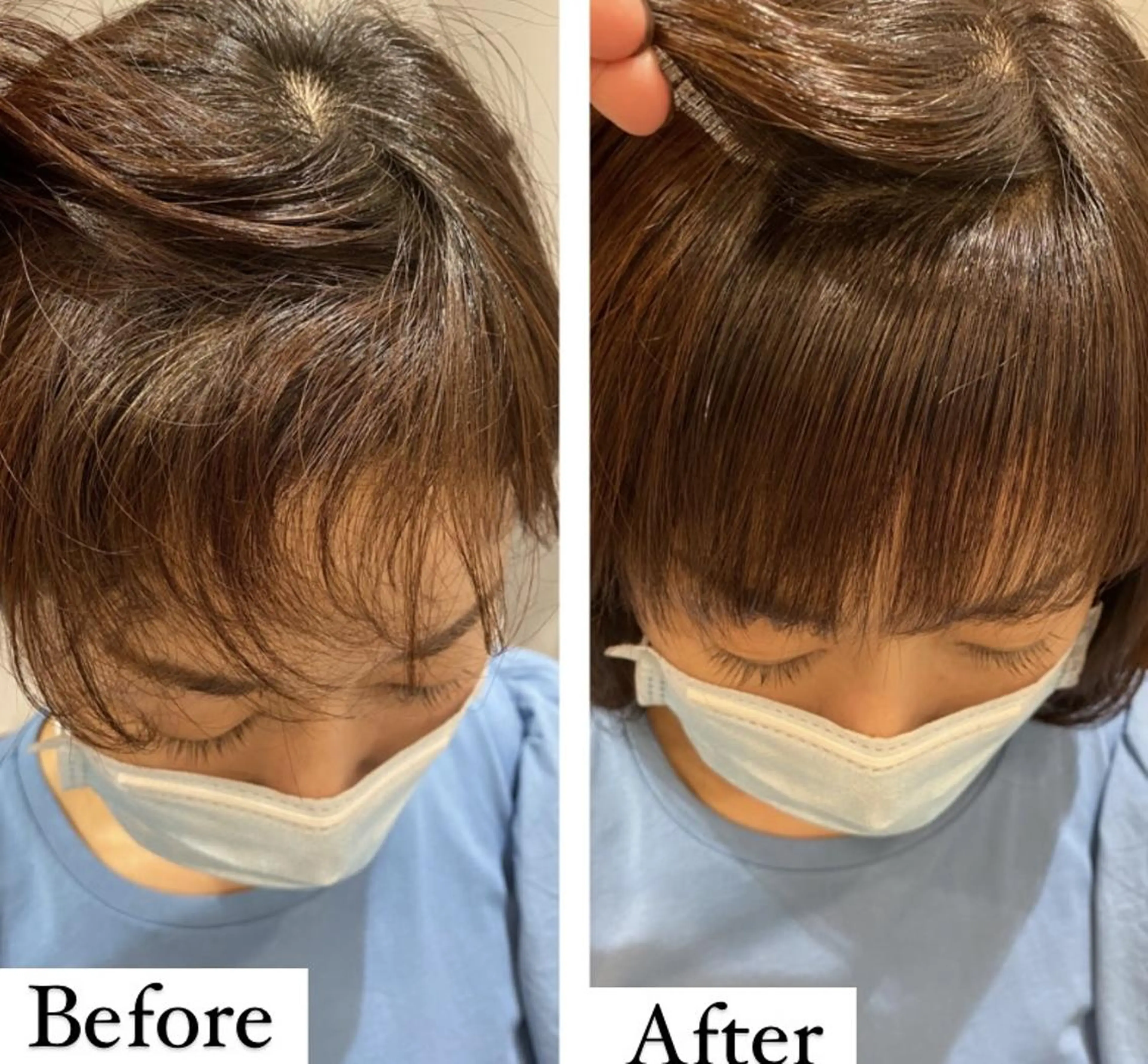 パーマ 縮毛矯正 髪質改善/透明感 カラー/松尾美南海のヘアスタイル