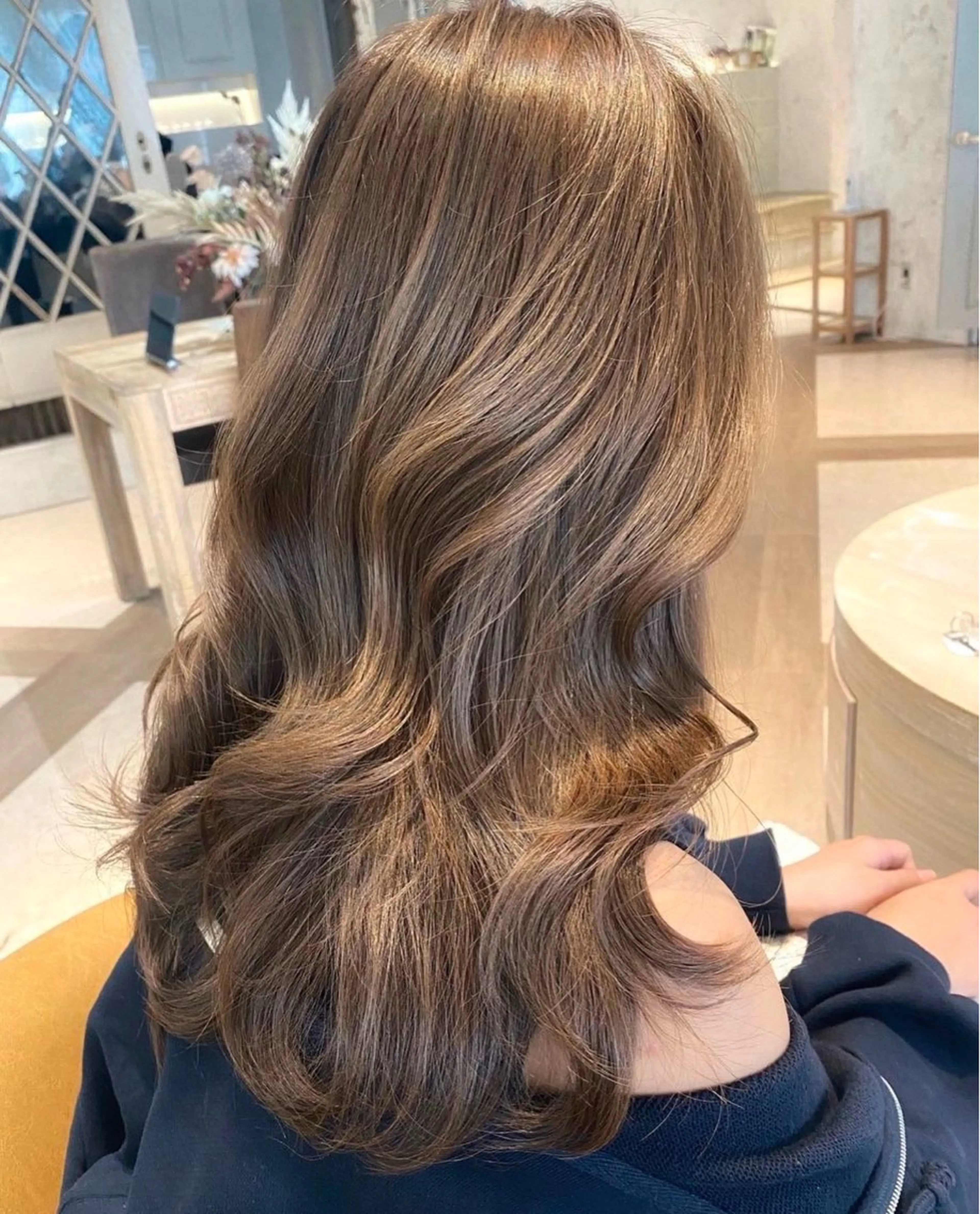 セミロング ヘアカラー 美髪縮毛矯正/ 髪質改善/AYARIのヘアスタイル