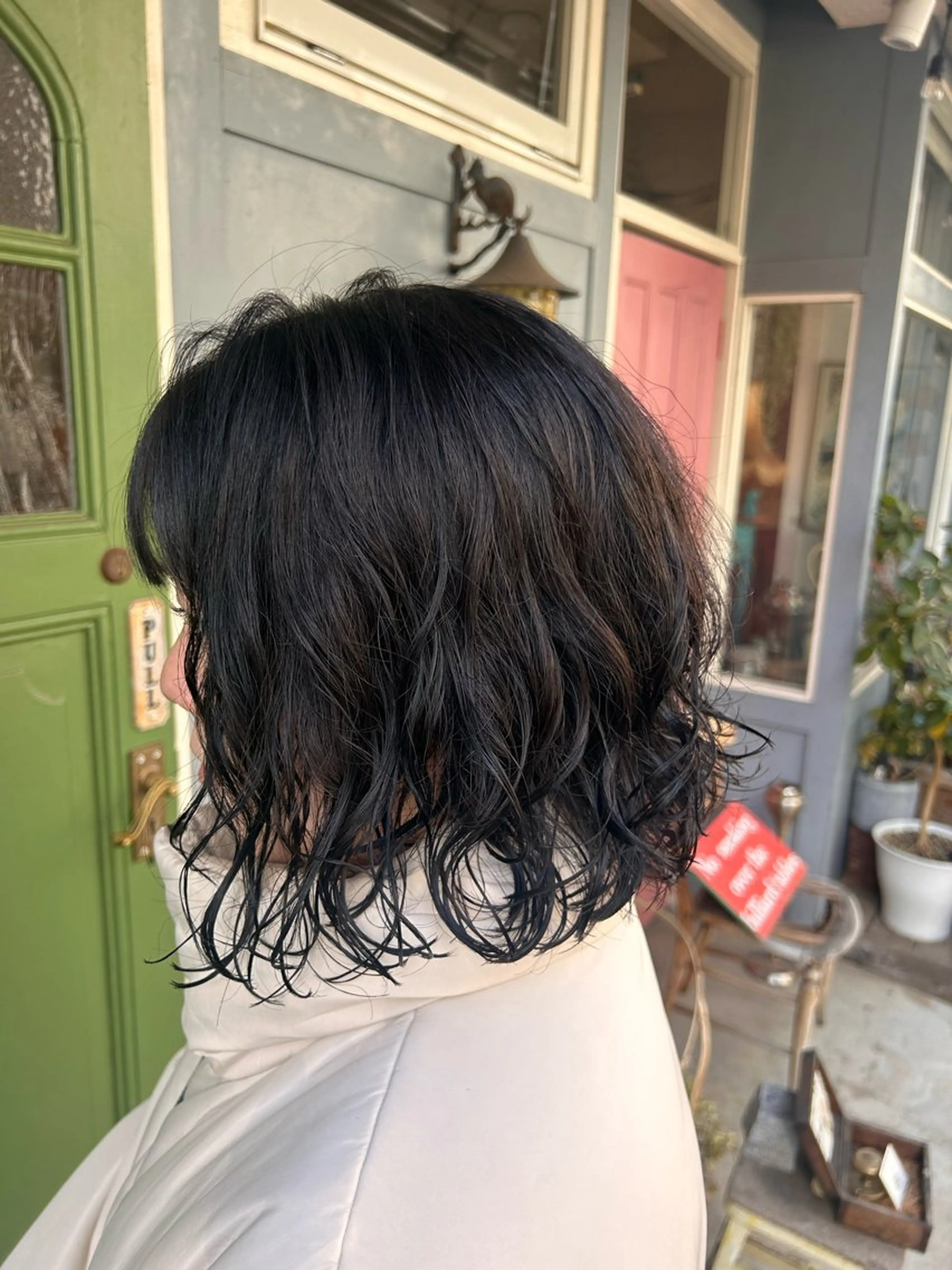 ショート パーマ カット パーマ トリートメント 清水千優/パーマ/ メンズパーマのヘアスタイル