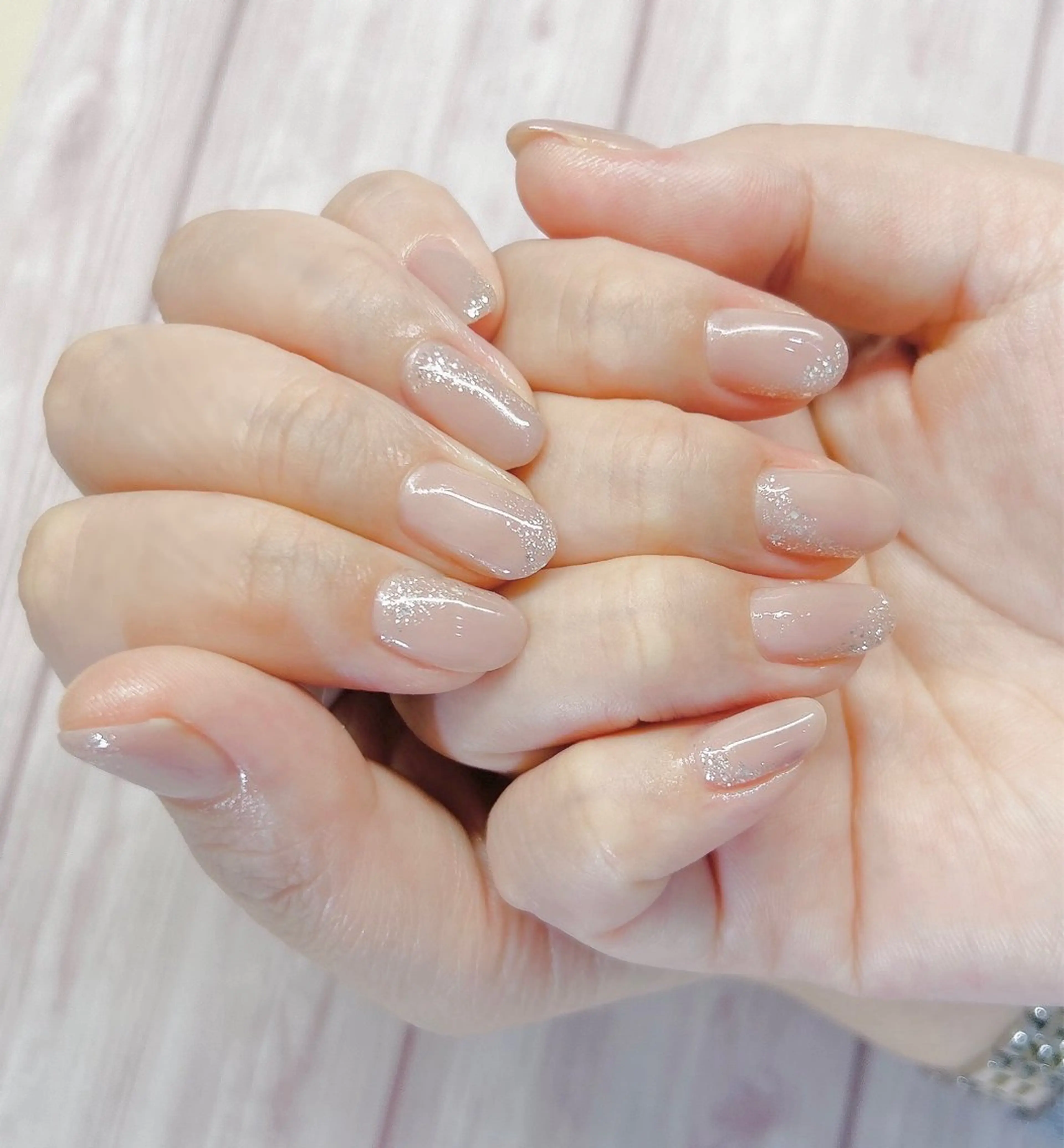 ネイル ラメ(グリッター) ワンカラーネイル MYu Beauty Salon YURIのネイルデザイン
