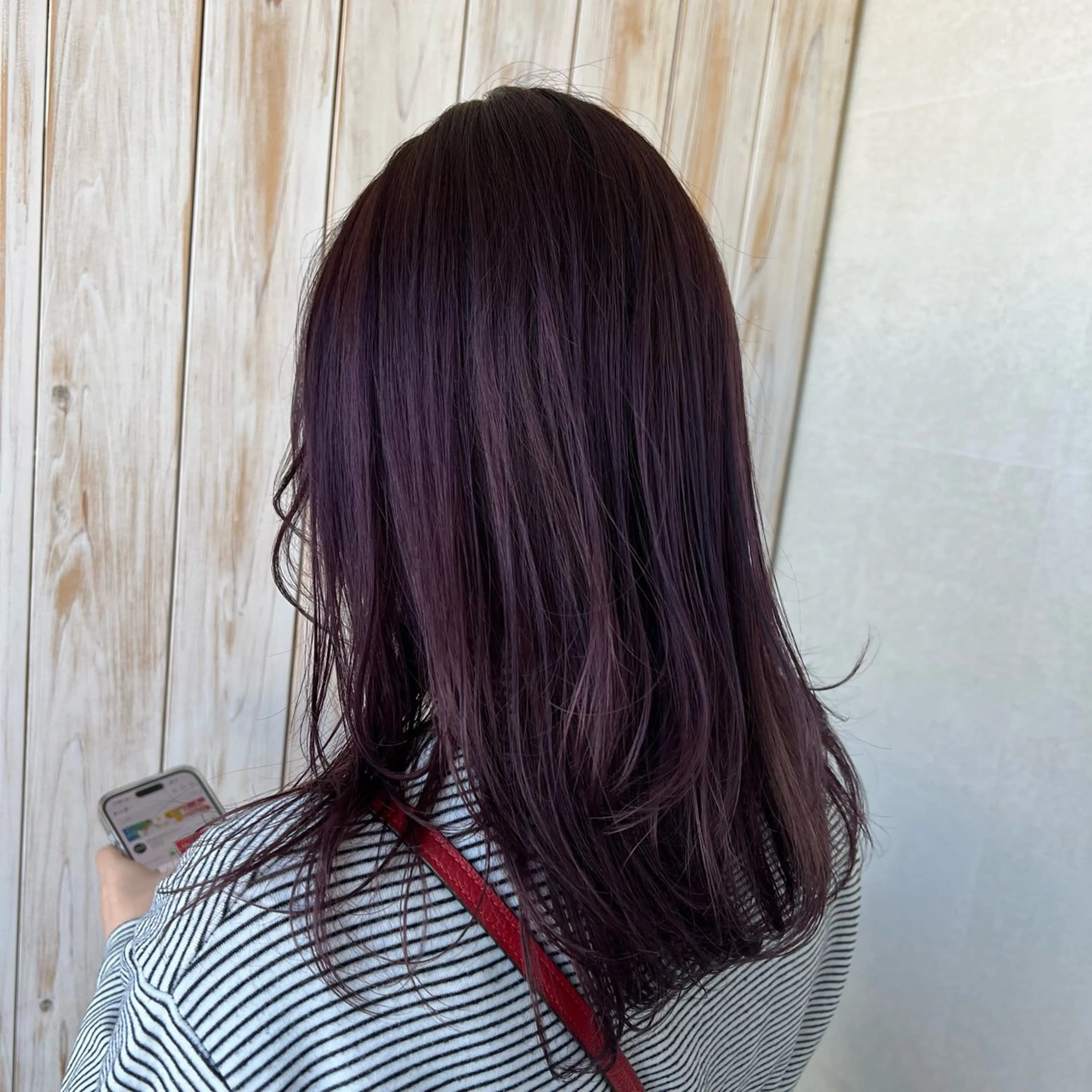 【透明感の出るオルディーブカラー＋ケラチンタンパク質トリートメント】の写真