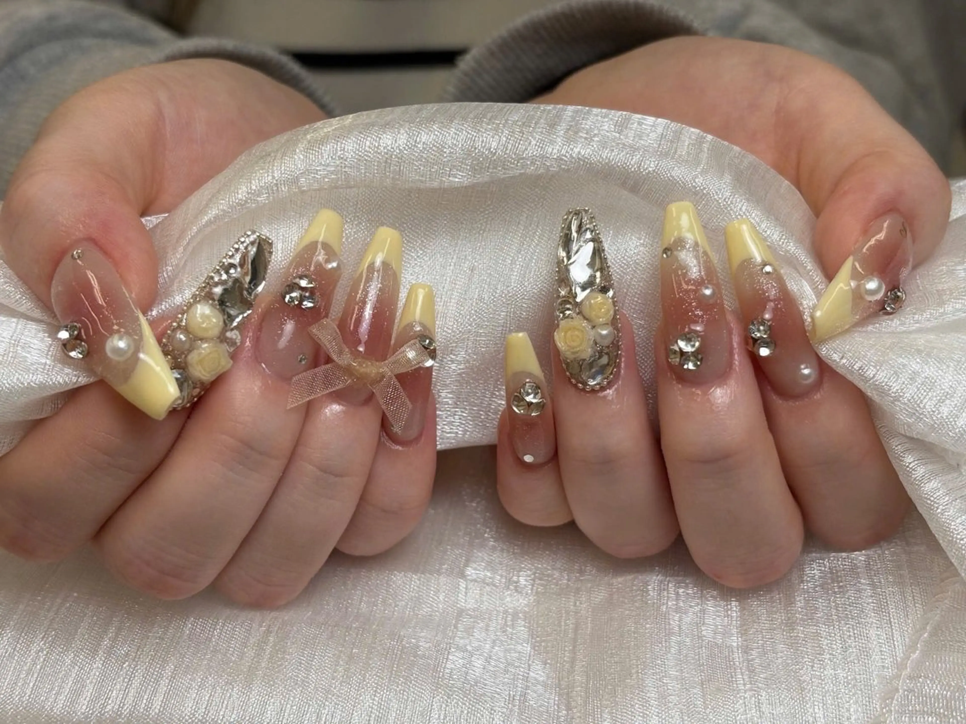 ネイル アートネイル フレンチネイル ジェルネイル ニュアンスネイル オフィスネイル ハンドネイル Jenn Nail Shinokuboのネイルデザイン