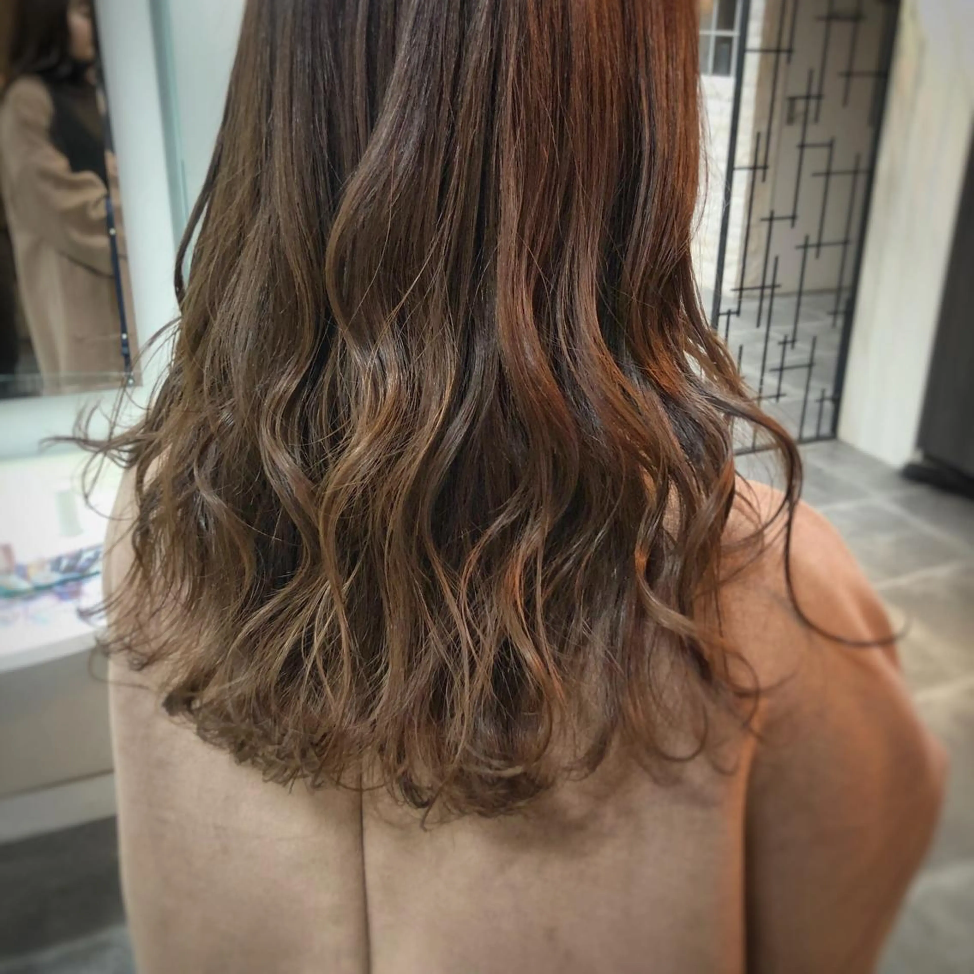 ロング カラー パーマ 眠れるヘッドスパ✨ chacoのヘアスタイル