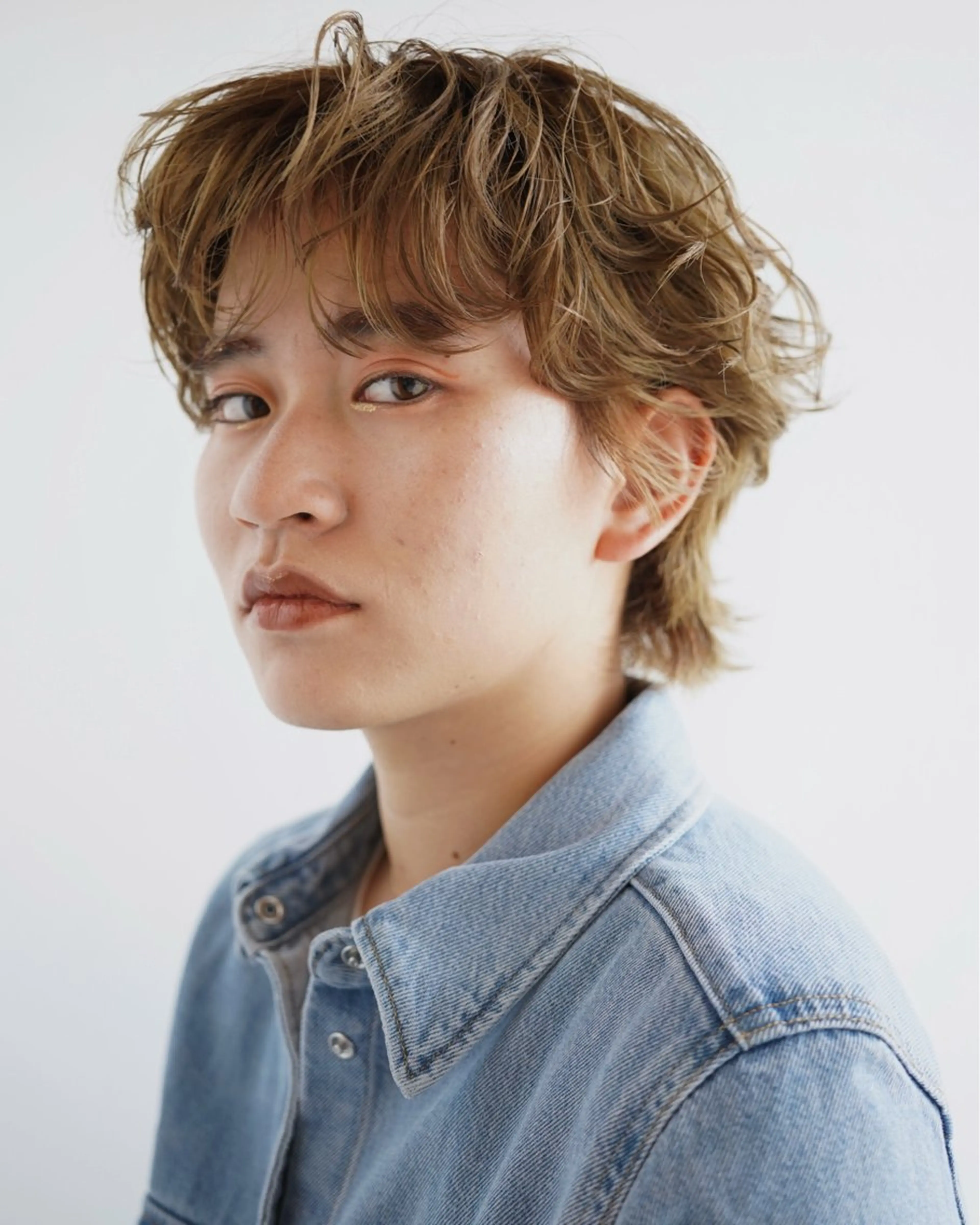 ミディアム カラー パーマ SALOWIN熊本 yuseiのヘアスタイル