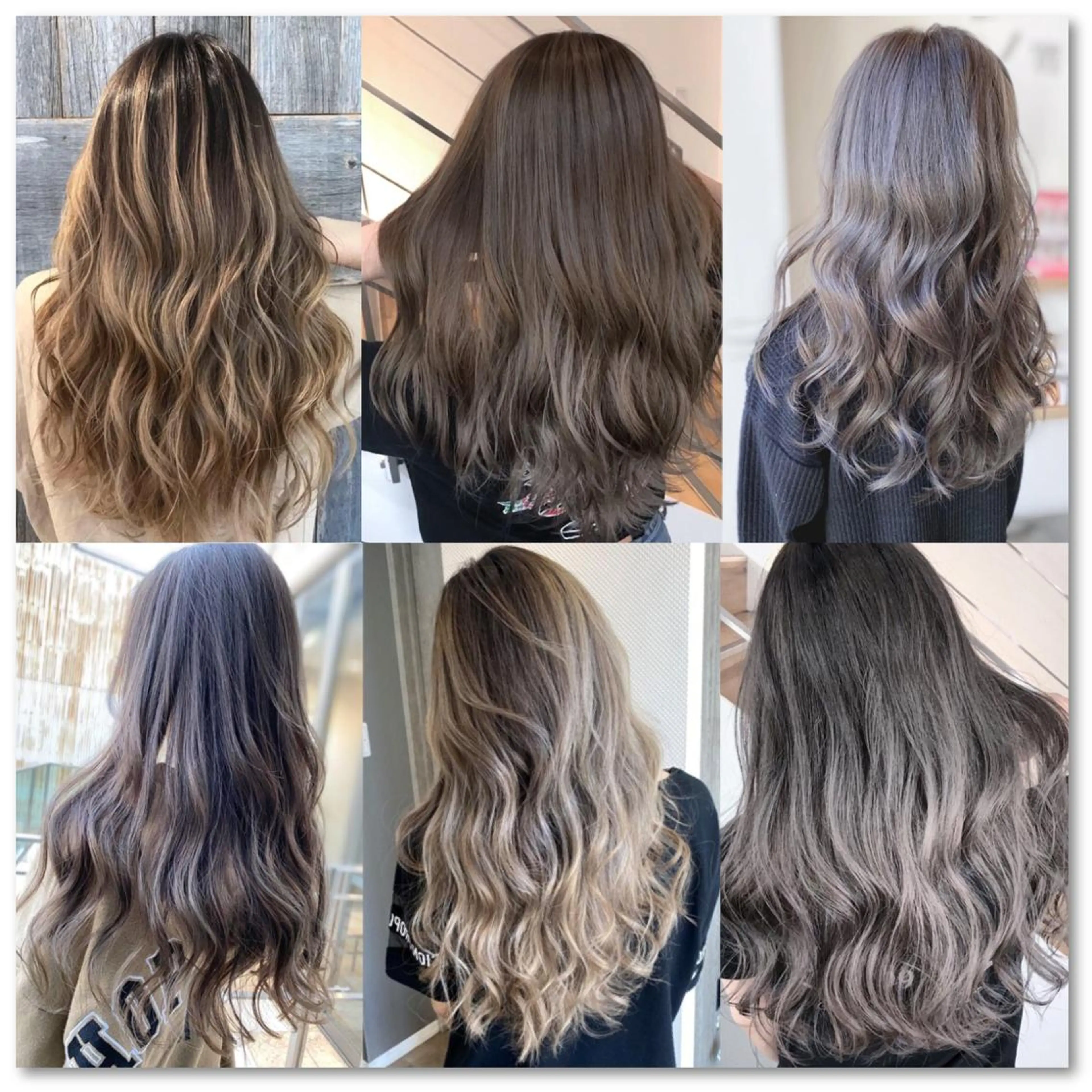 カラー ロング ヘアアレンジ パーマ デザインカラー ハイライトカラー ハイトーンカラー インナーカラー ボブ N゜jillva ナンバージルバのヘアスタイル