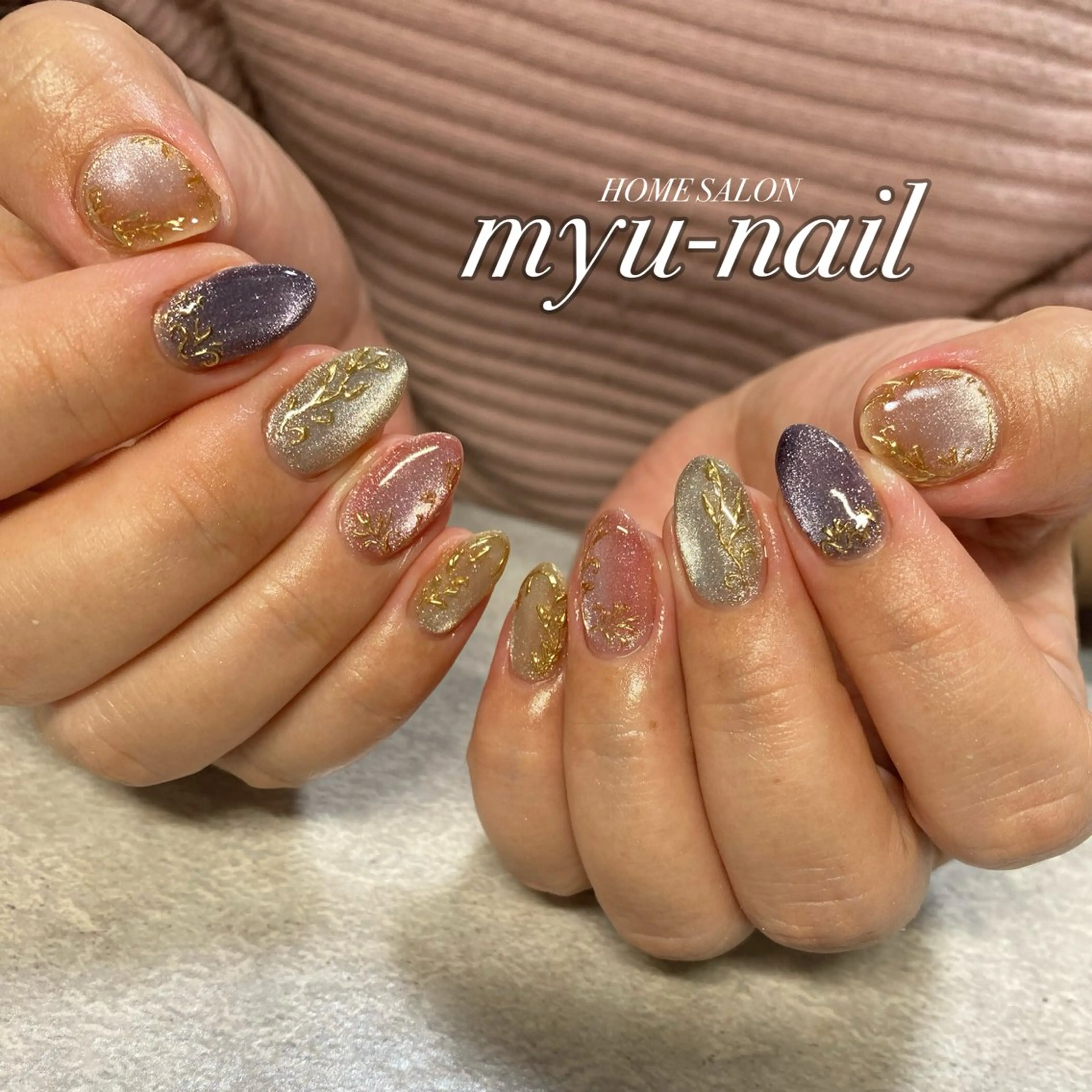 ネイル ホームサロン myu-nailのネイルデザイン