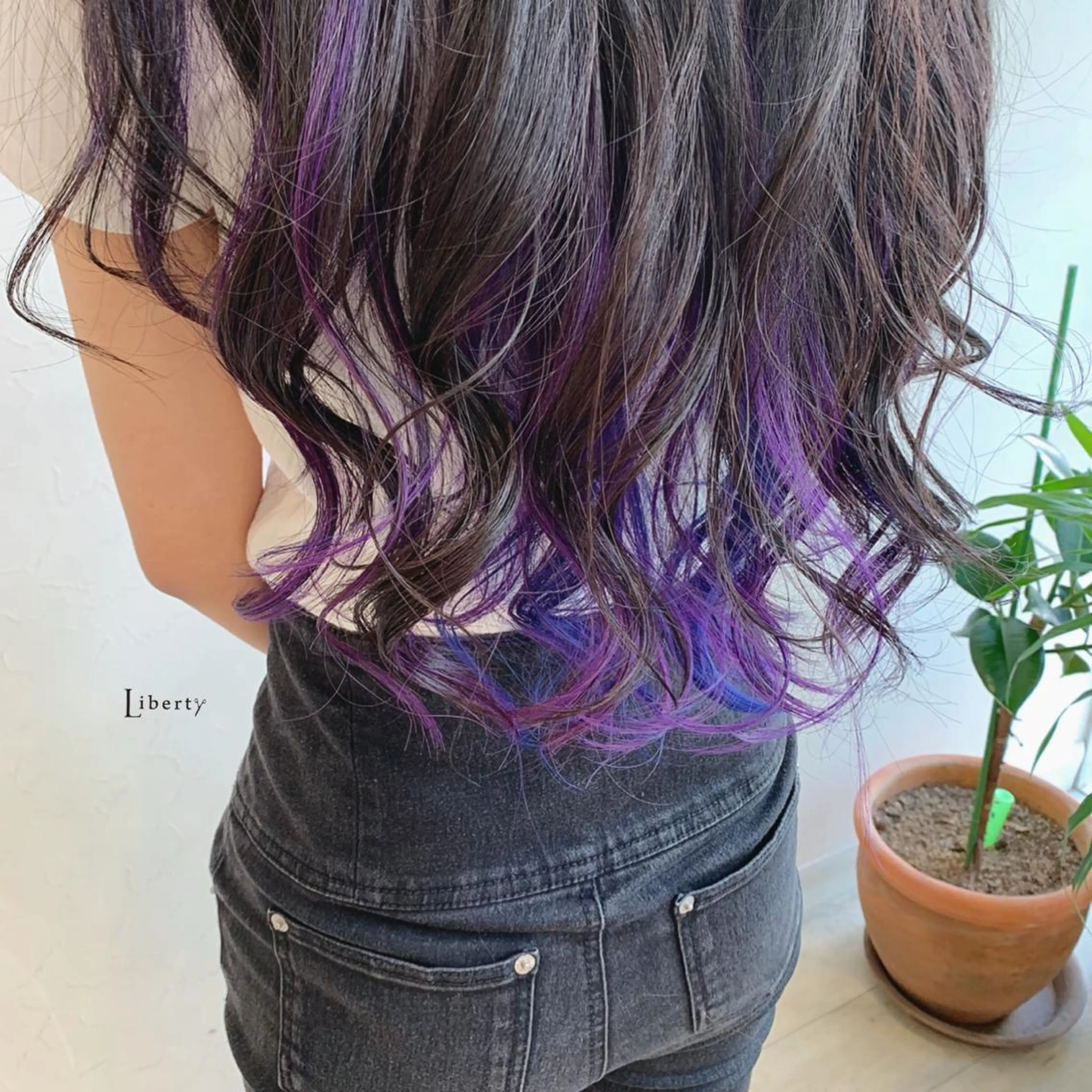 ロング カラー ブリーチ インナーカラー メンズ指名多数!! SiLO 田島のヘアスタイル