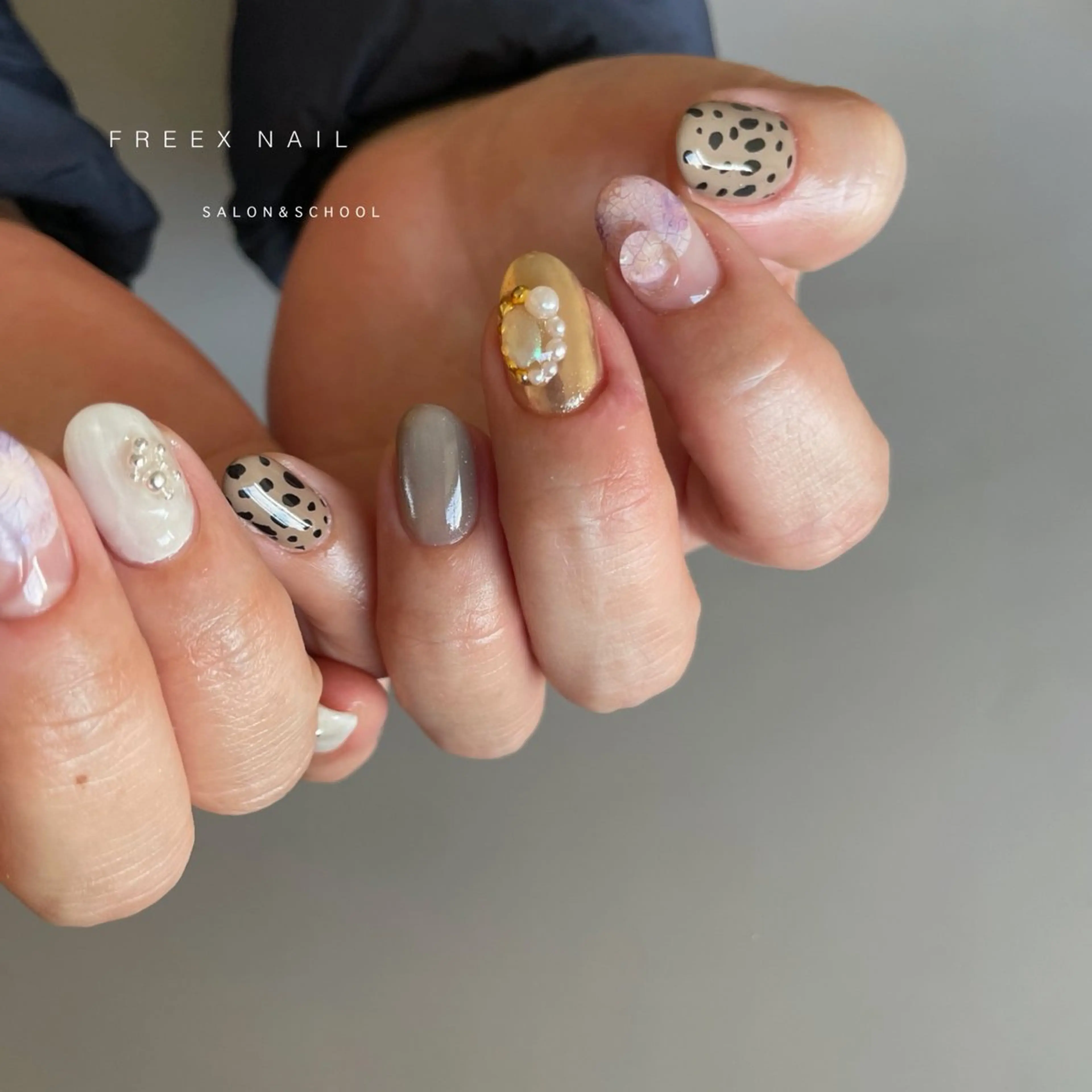 ネイル ハンドネイル ハンドケア freex nail /ニュアンス/個性派のネイルデザイン