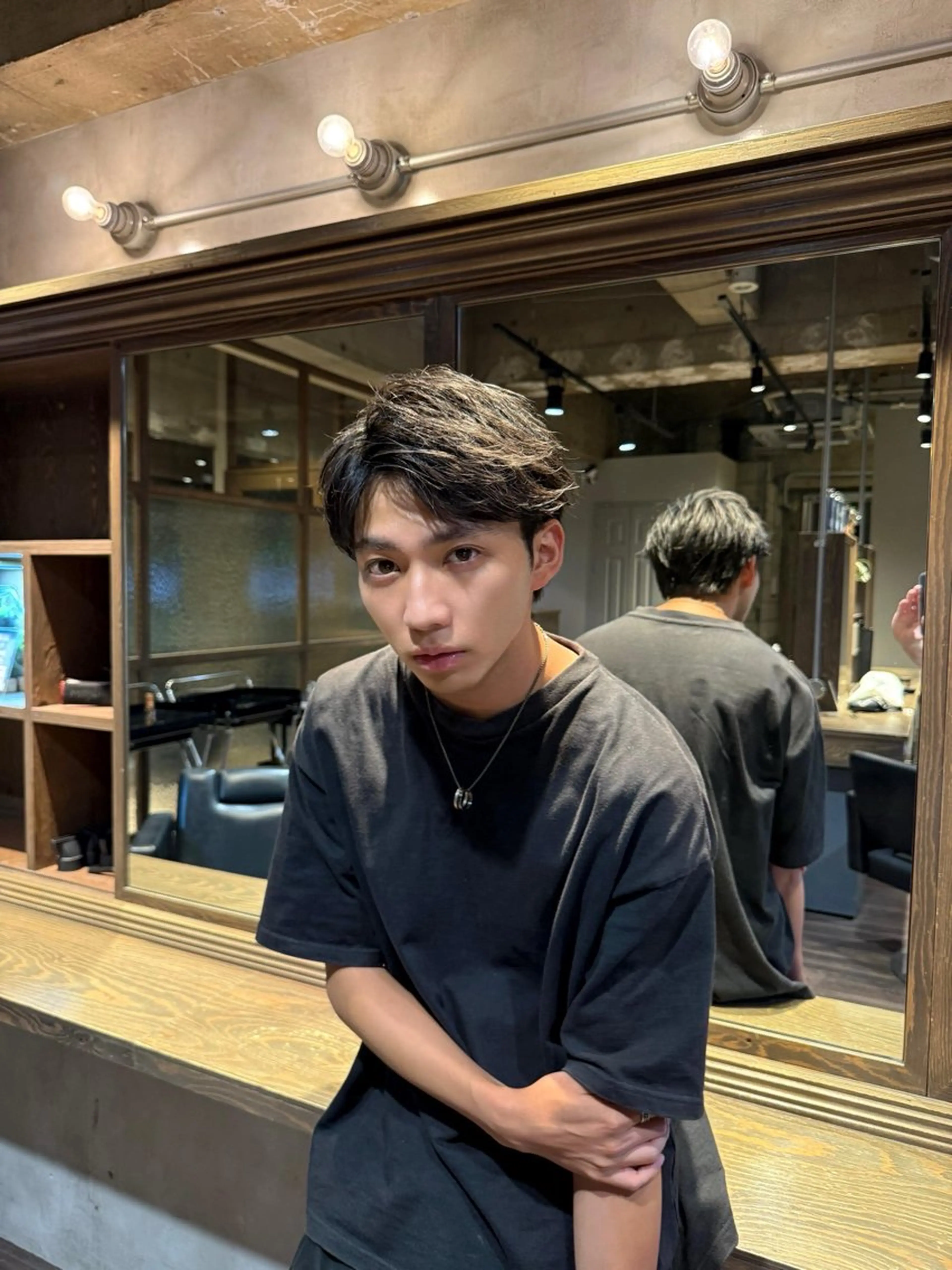 ショート パーマ メンズ ショートヘア カット パーマ 縮毛矯正 メンズ/佐藤 恒輝のヘアスタイル