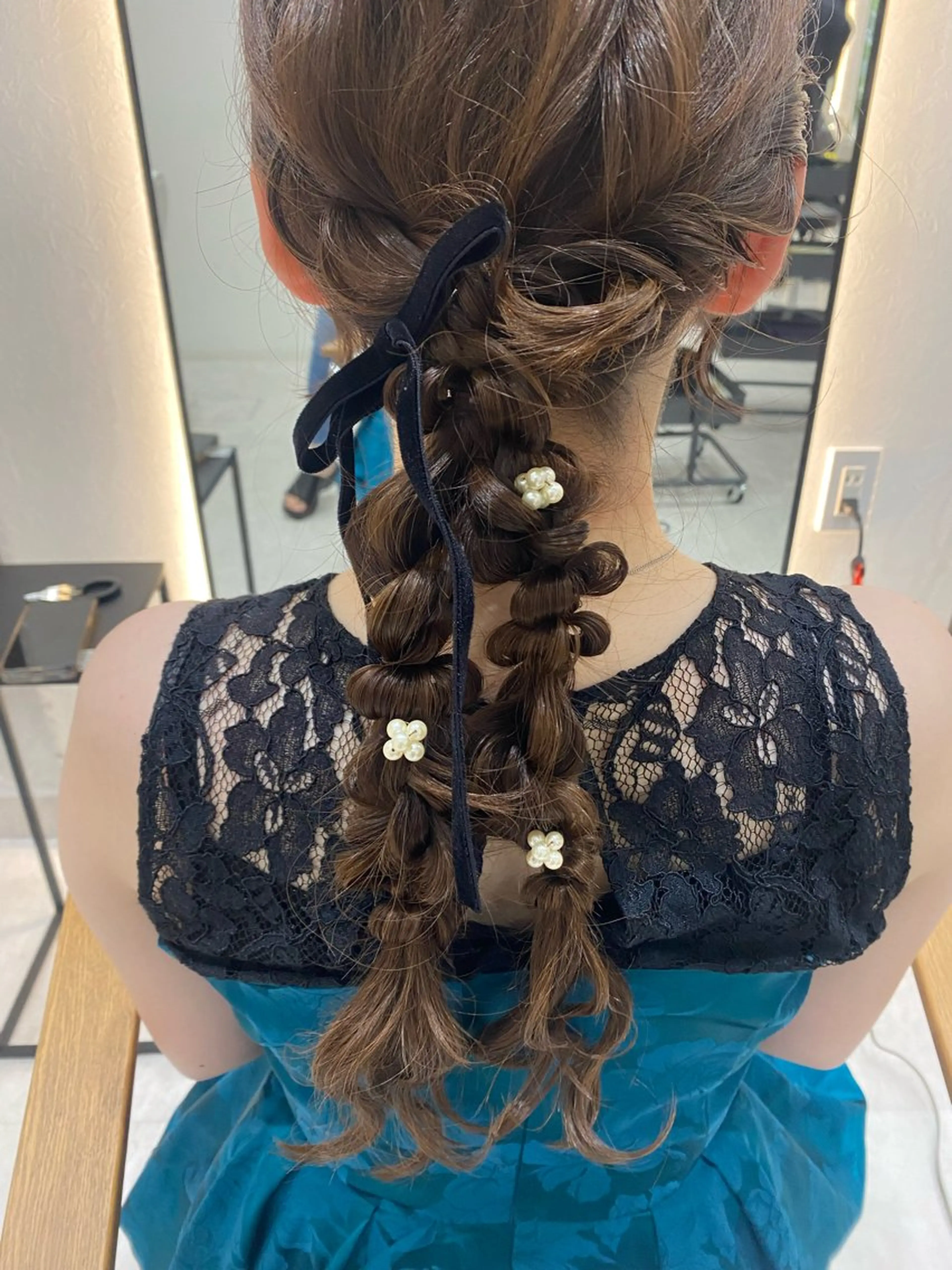 ヘアアレンジ 髪質改善/艶カラー 🎀レイヤーカットのヘアスタイル